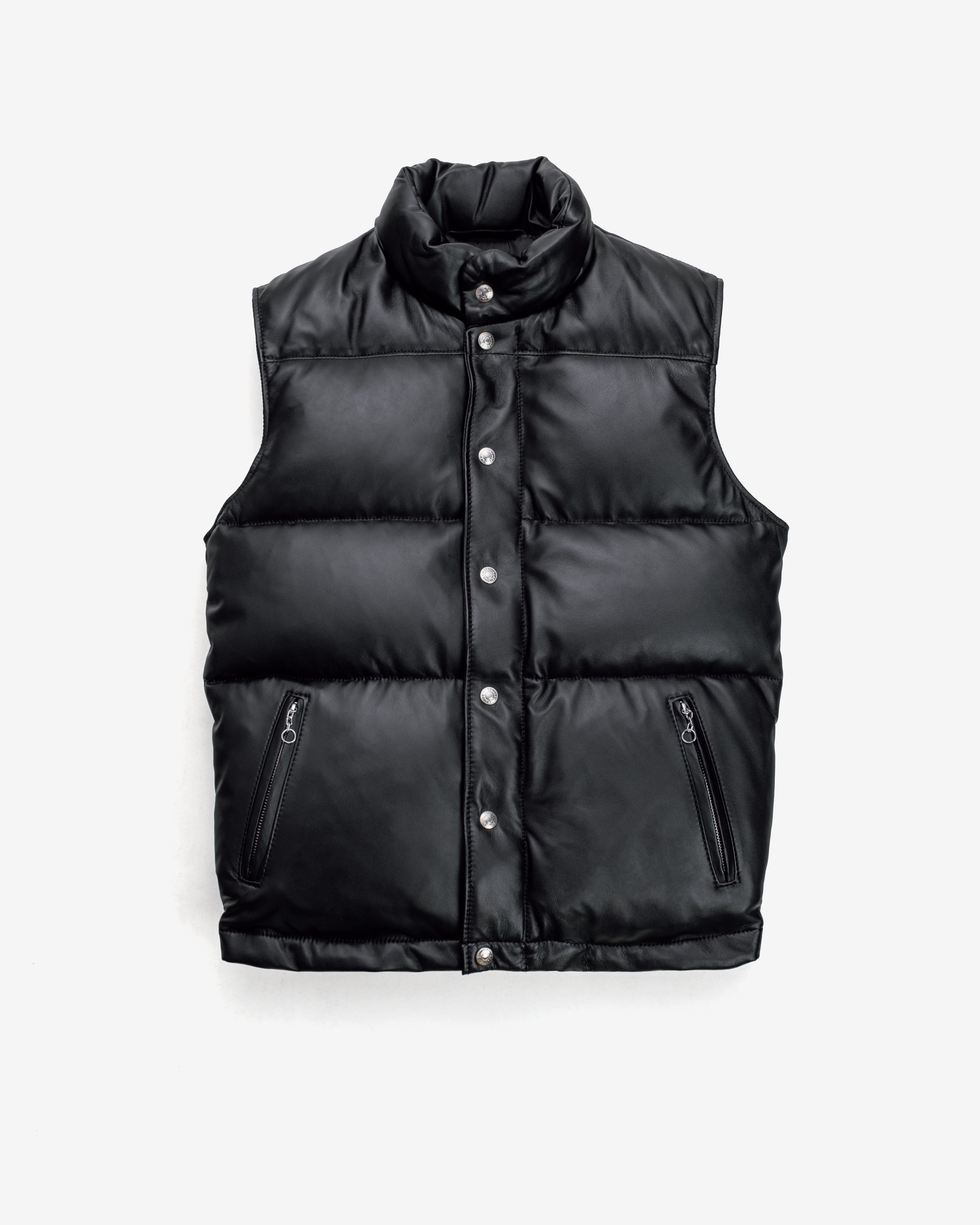 トップス SCHOTT LEATHER DOWN VEST 204DV | Down Filled Lambskin Vest – Schott N.Y.C.