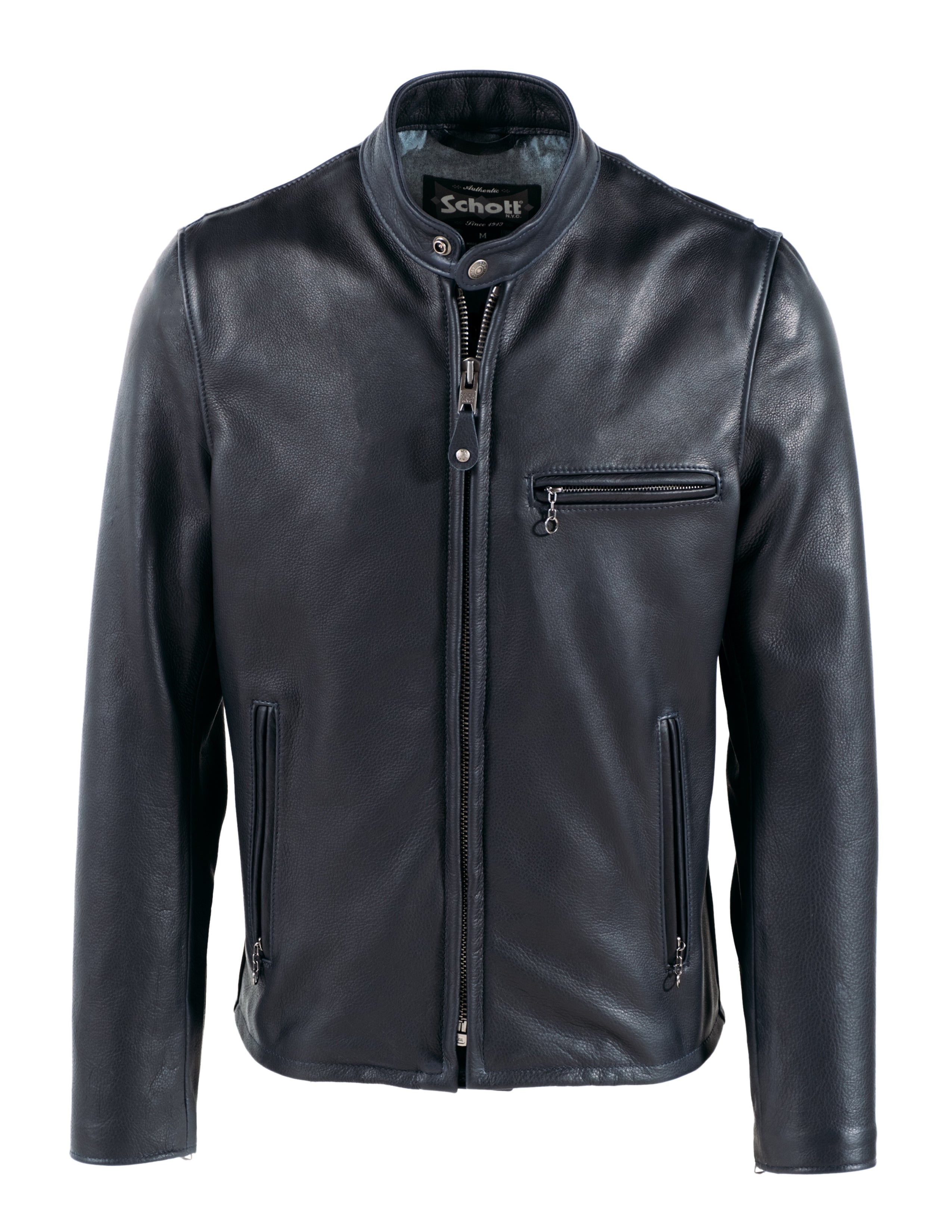 Noir Hommes David Beckham Real Leather Veste Motard Vintage Café Racer Slim Fit Noir Hommes David Beckham Real Leather Veste Motard Vintage Café Racer Slim Fit