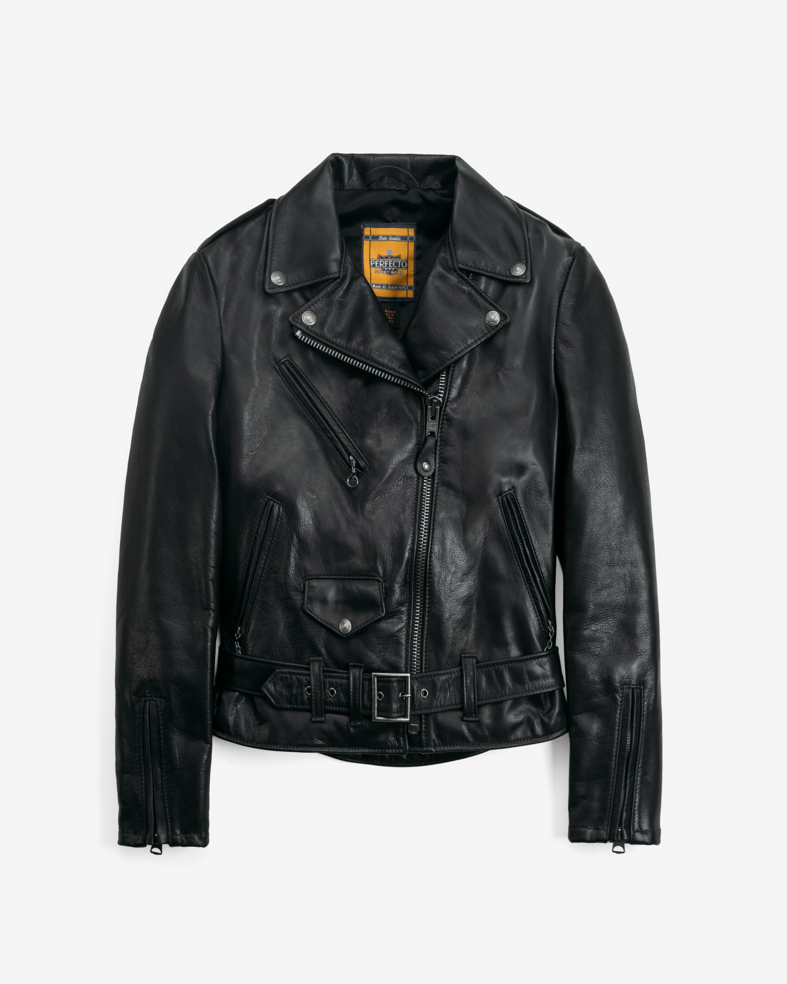 536W | Wax + Oil Finish Cowhide Perfecto® Motorcycle Jacket