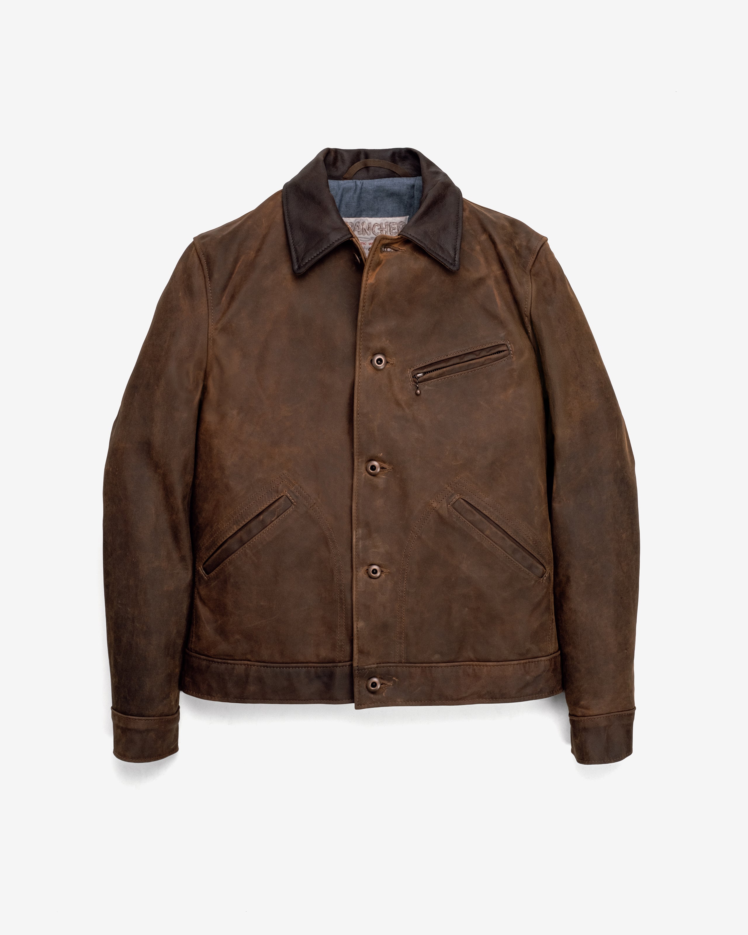 538 | Semi Nubuck Cowhide Rancher Jacket – Schott N.Y.C.