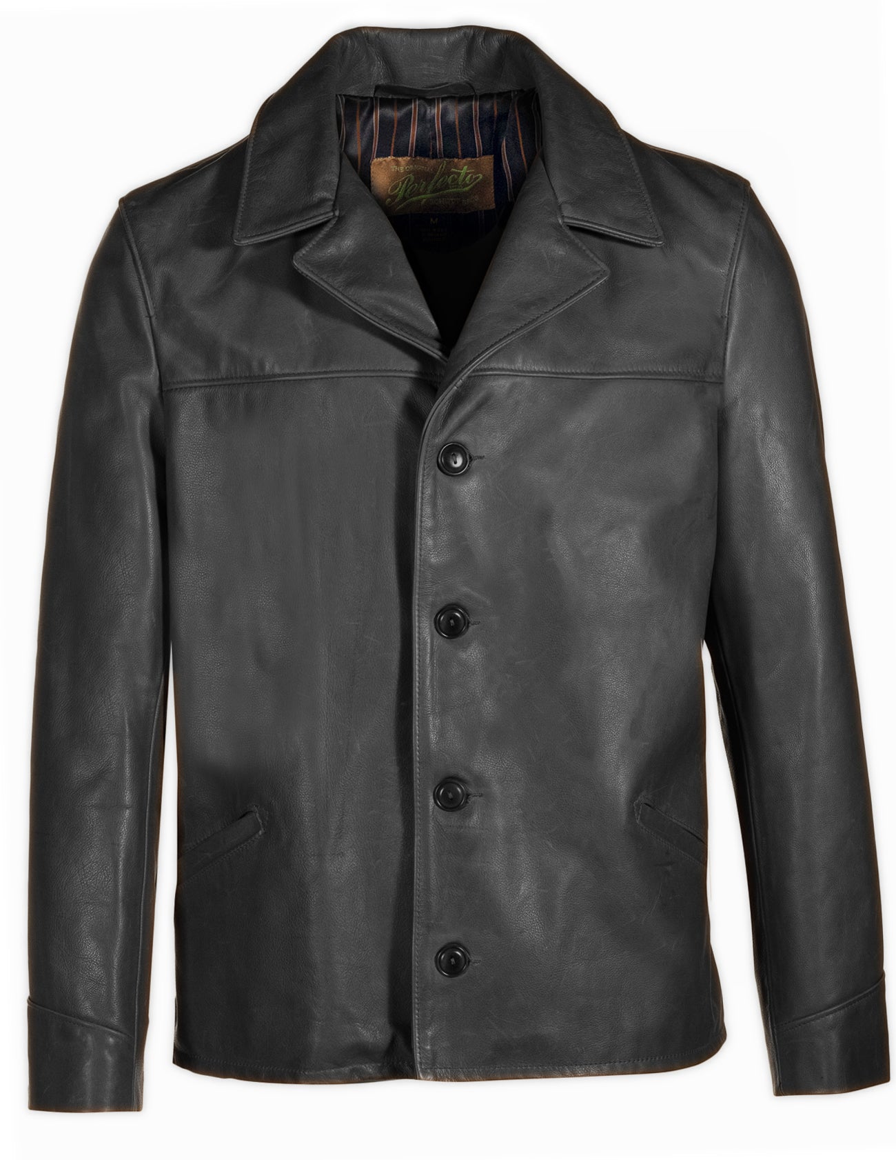544 - Cowhide Hip Length Car Coat – Schott N.Y.C.