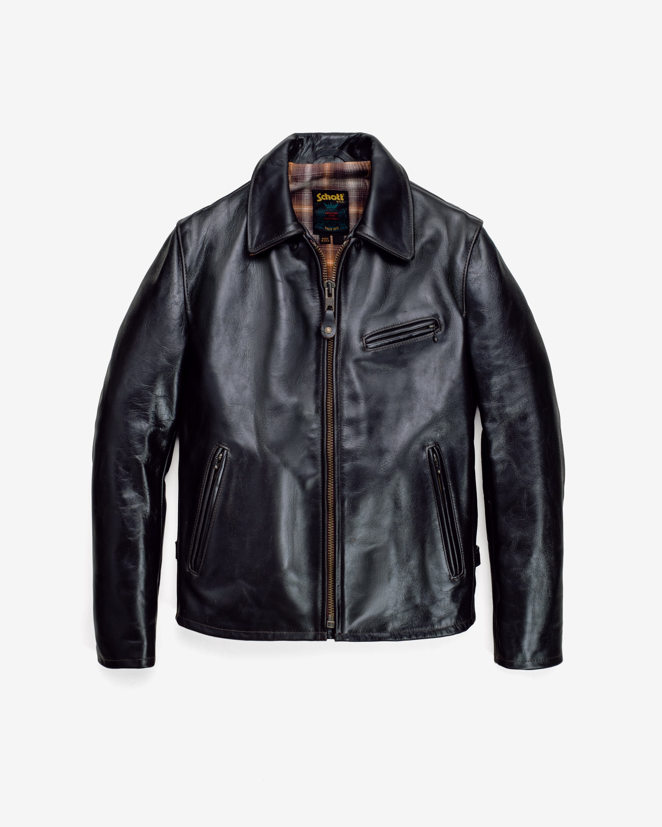 688 | Heavyweight Cowhide Motorcycle Jacket – Schott N.Y.C.