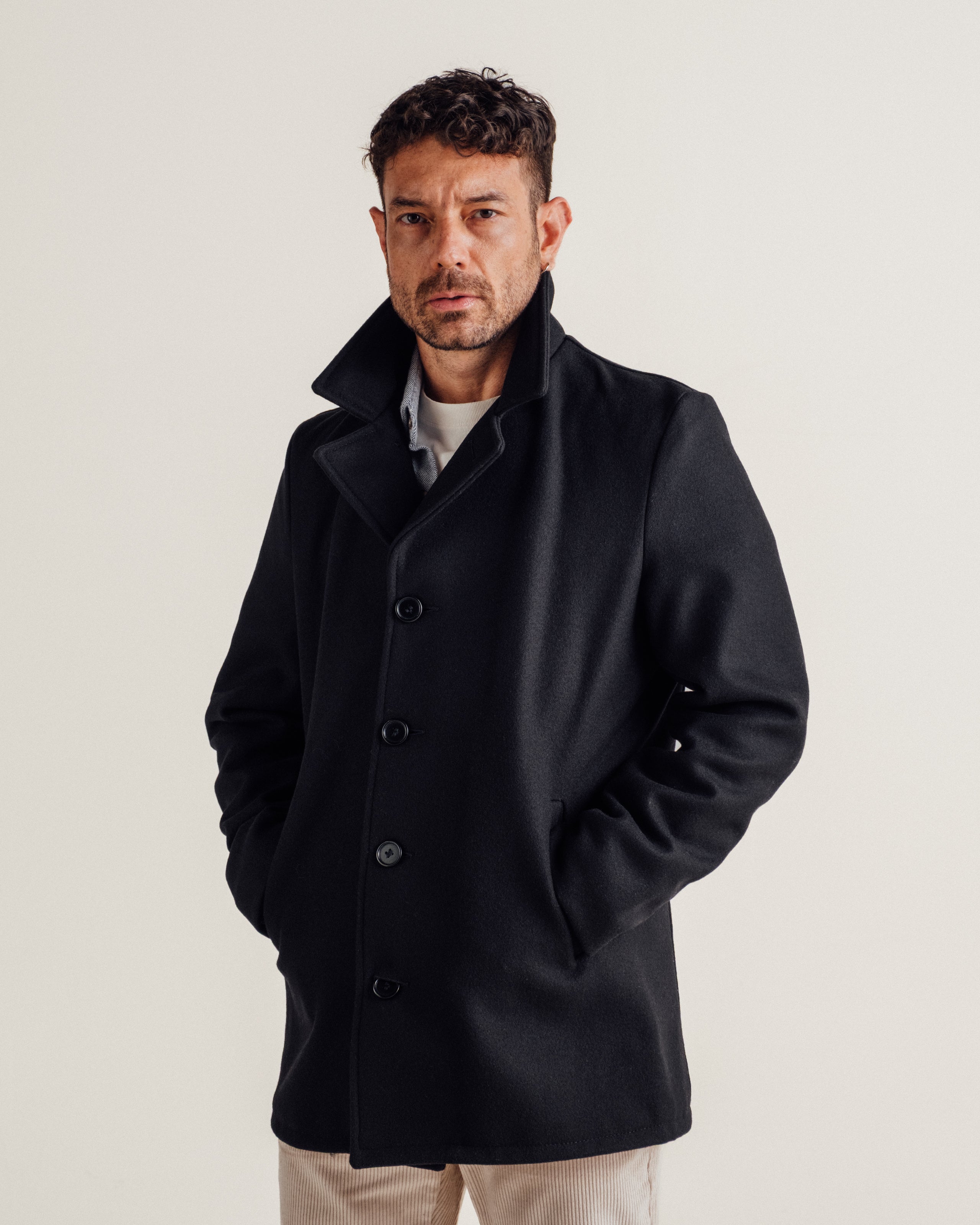 709 - Single Breasted Car Coat – Schott N.Y.C.