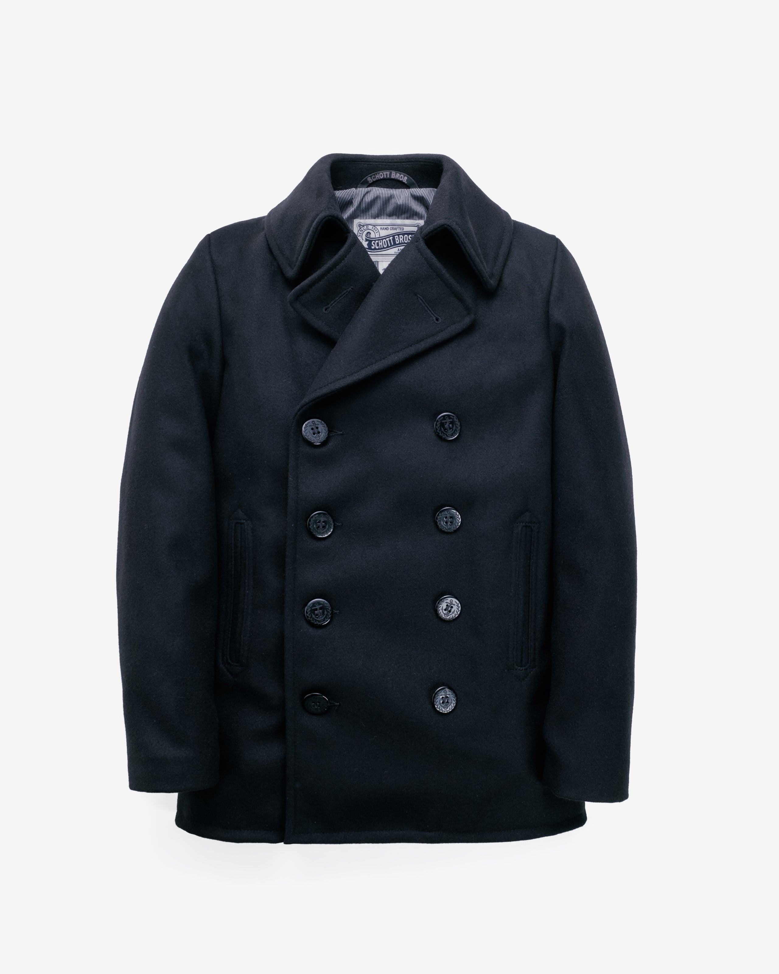 751 - Slim Fit Peacoat – Schott N.Y.C.
