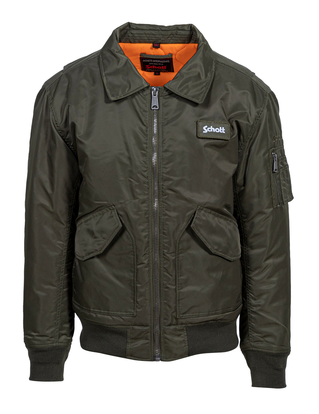 9335 - Nylon Flight Satin CWU Jacket – Schott N.Y.C.