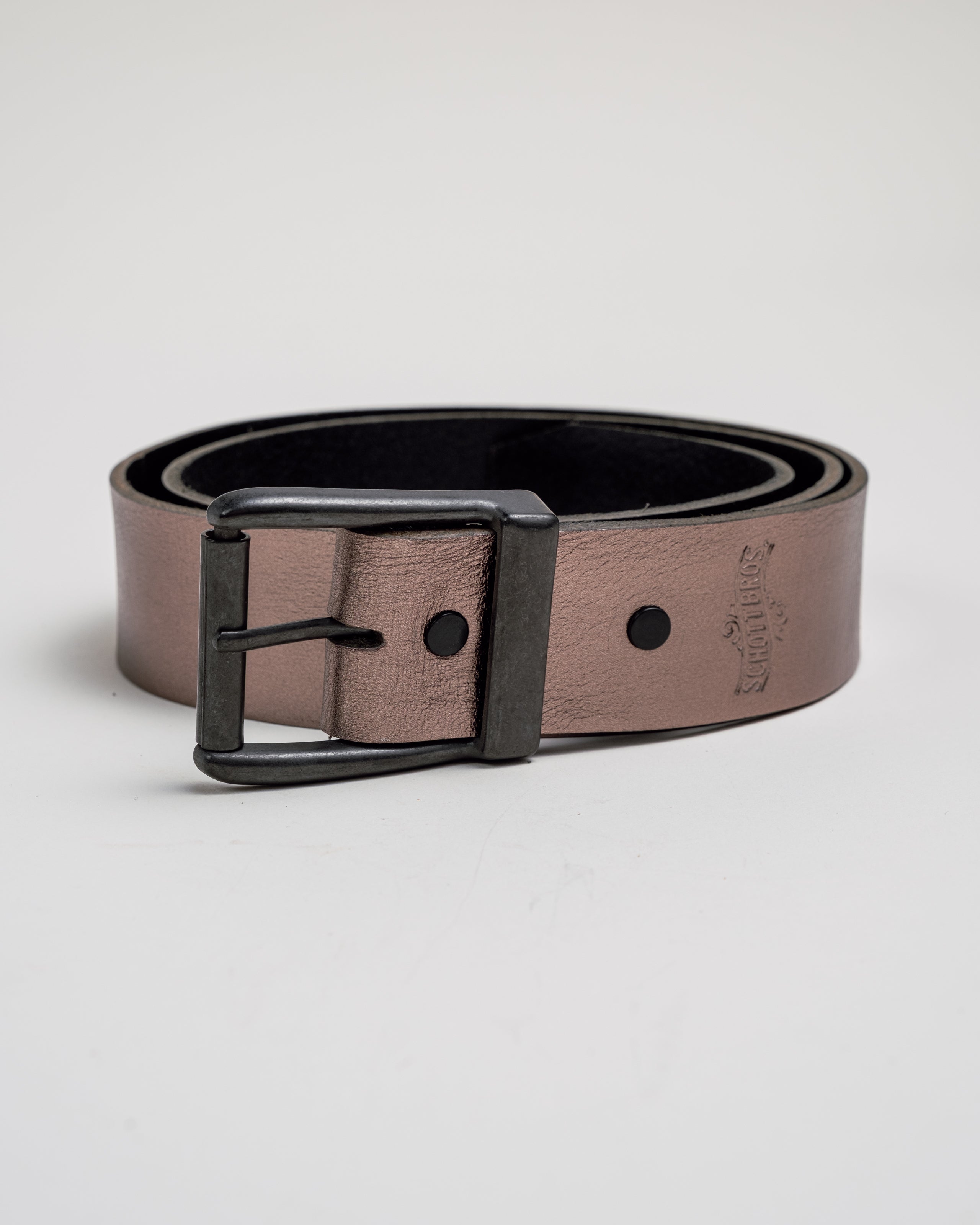 BLT24 - Schott NYC Pewter Steerhide Belt – Schott N.Y.C.