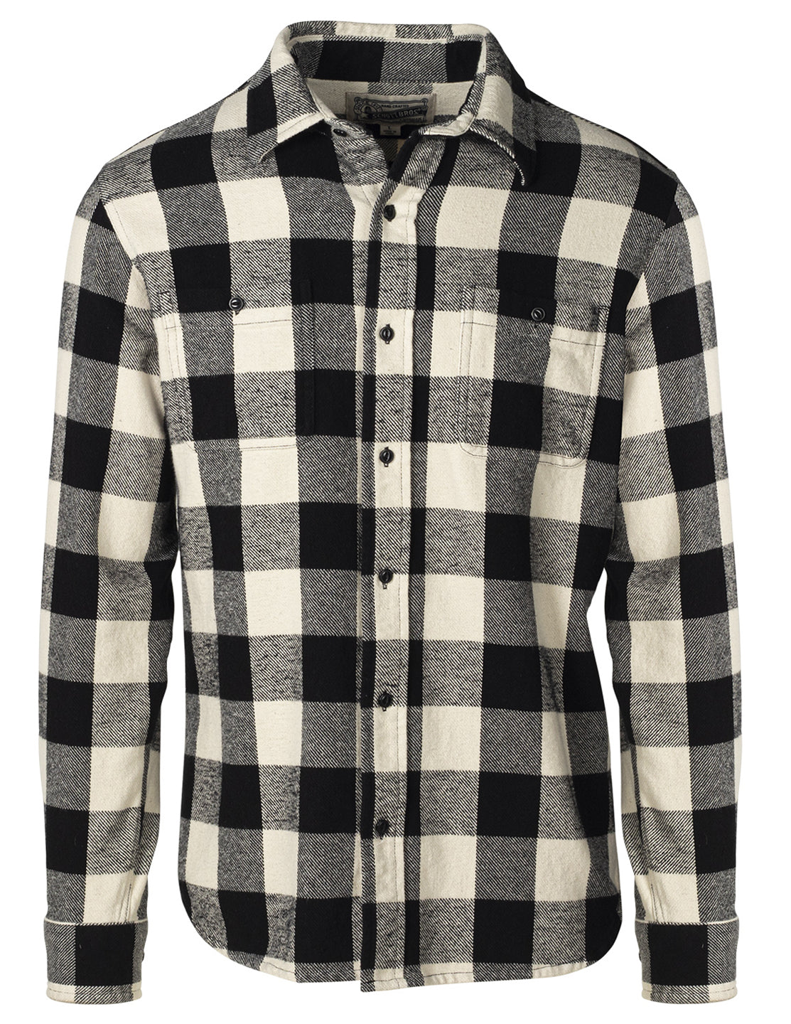 Schott Buffalo Check Flannel Shirt Mens Red XL