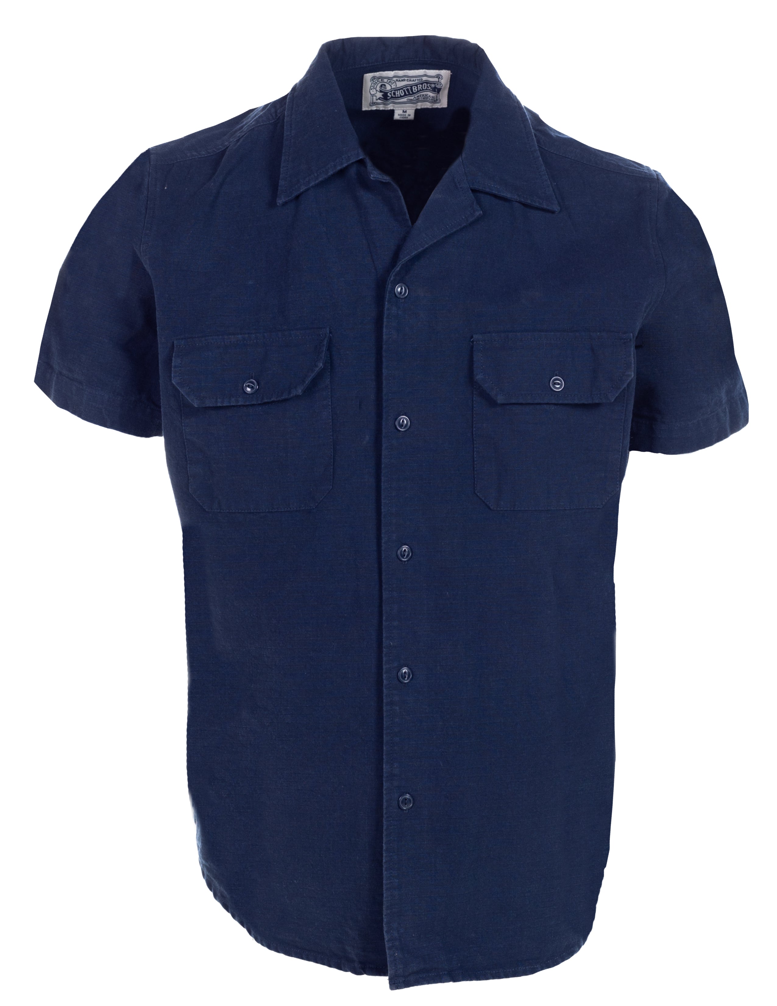 SH2206 - Short Sleeve Ripstop Shirt – Schott N.Y.C.