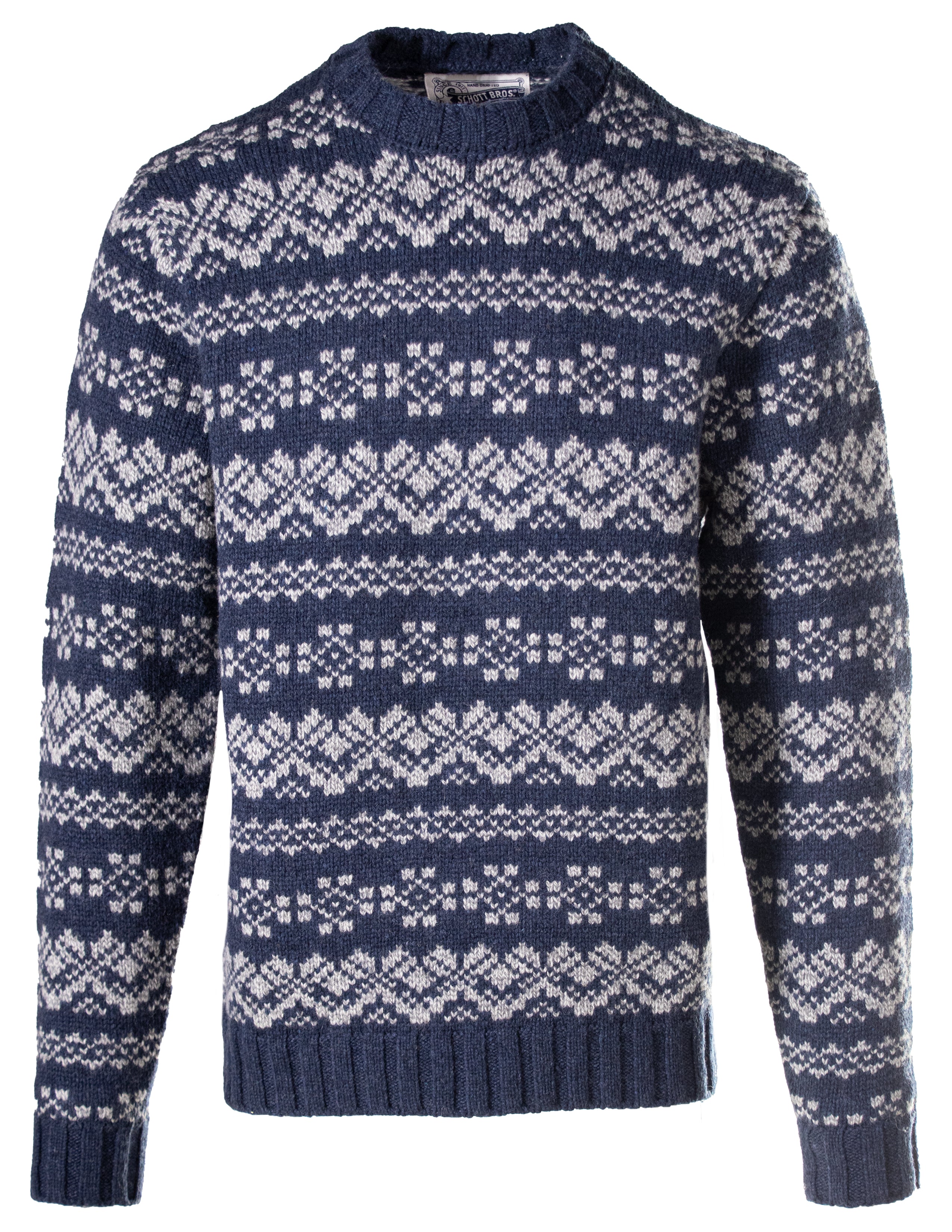 t*e様 Schott ニット SW2121 - Wool Blend Icelandic Sweater – Schott N.Y.C.