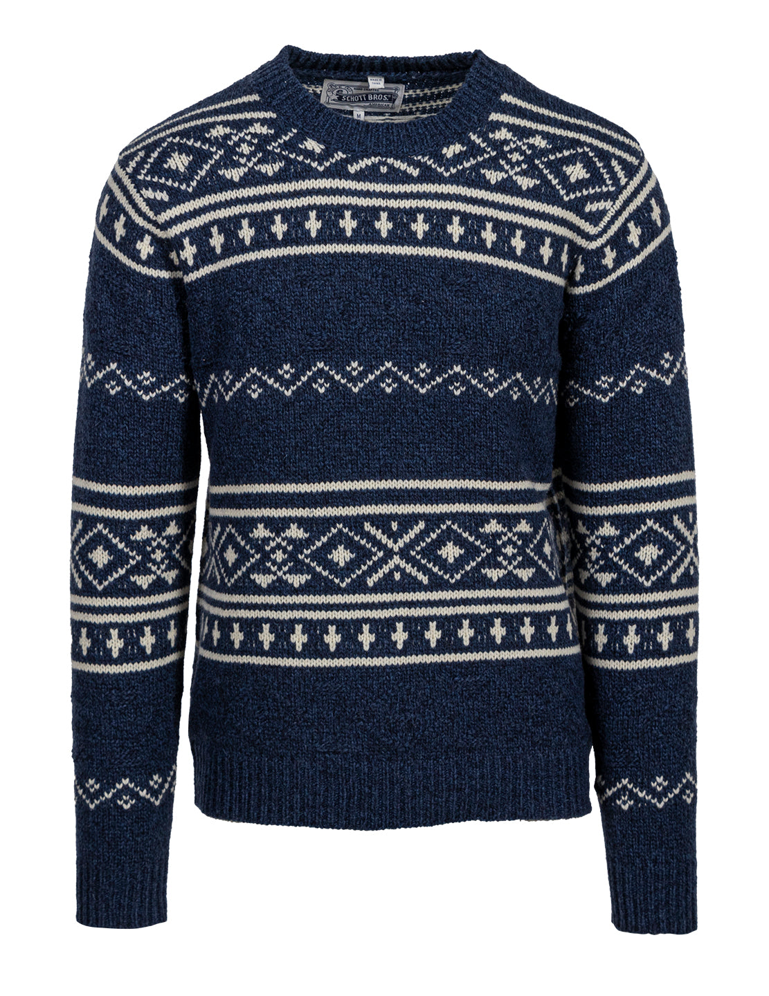 洋楽 KNIT WIT - DA KROW SW2361 - Norwegian Crewneck Sweater – Schott N.Y.C.