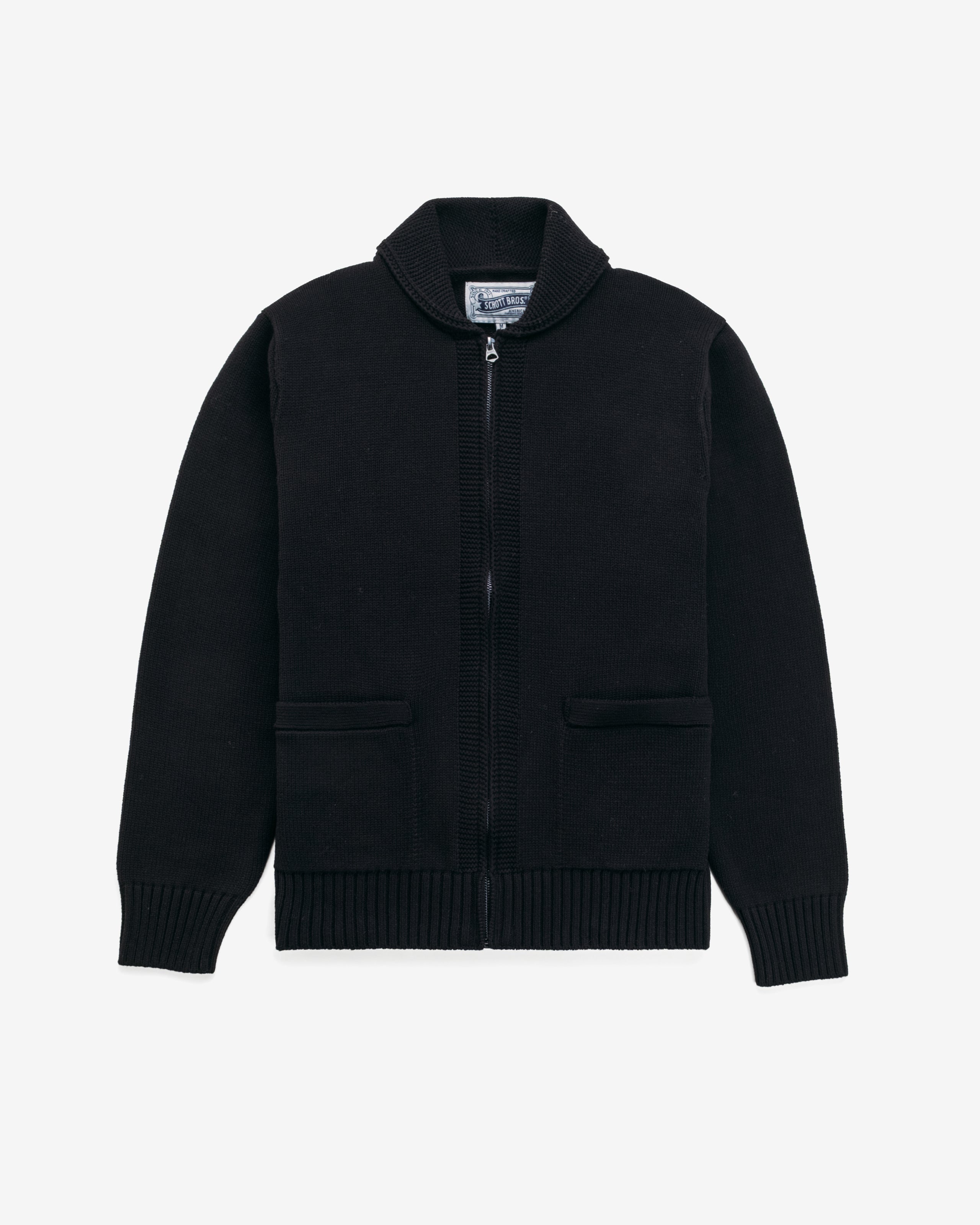 SW2507 - Zip Front Sweater – Schott N.Y.C.