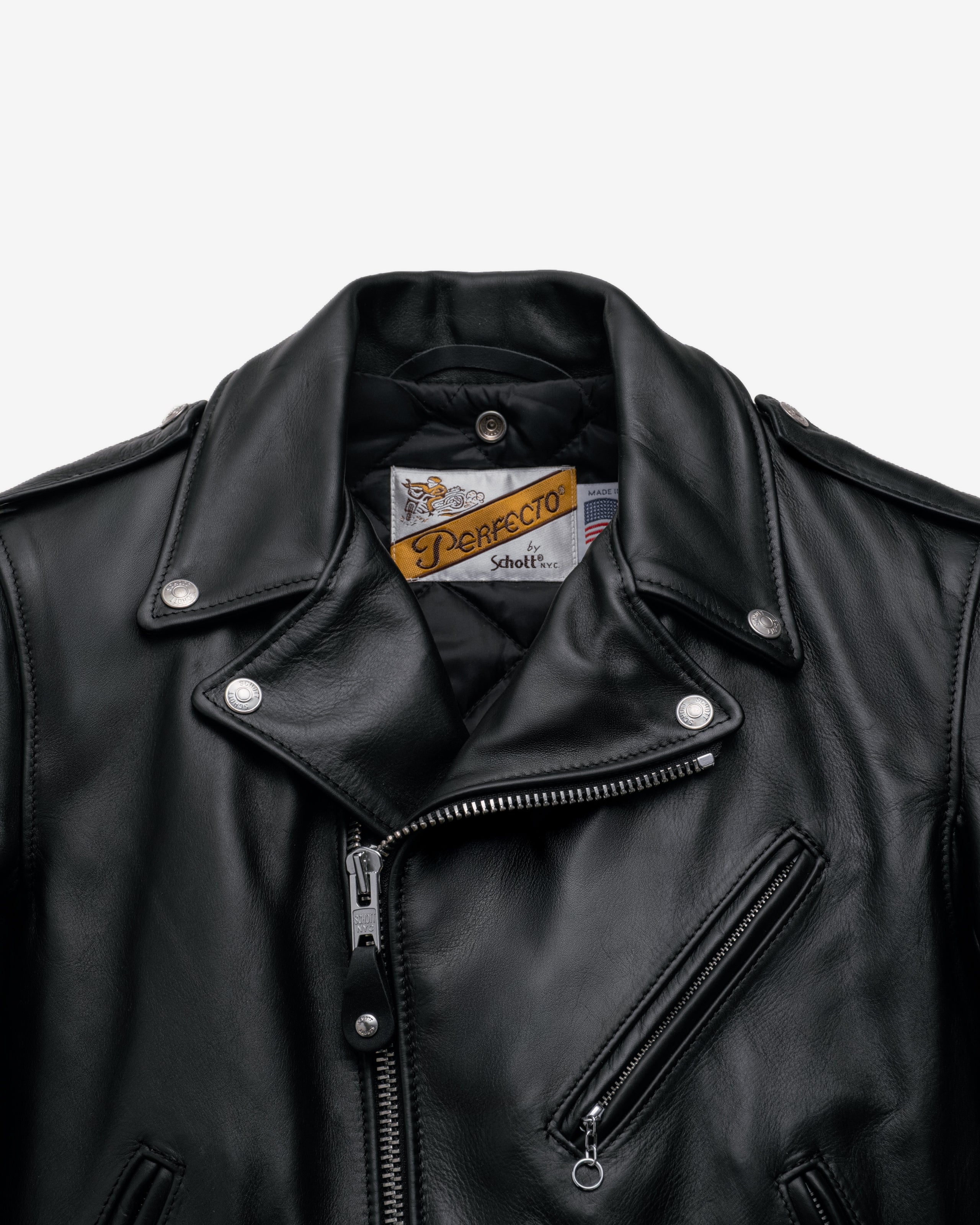 118 | Cowhide Perfecto® Motorcycle Jacket – Schott N.Y.C.