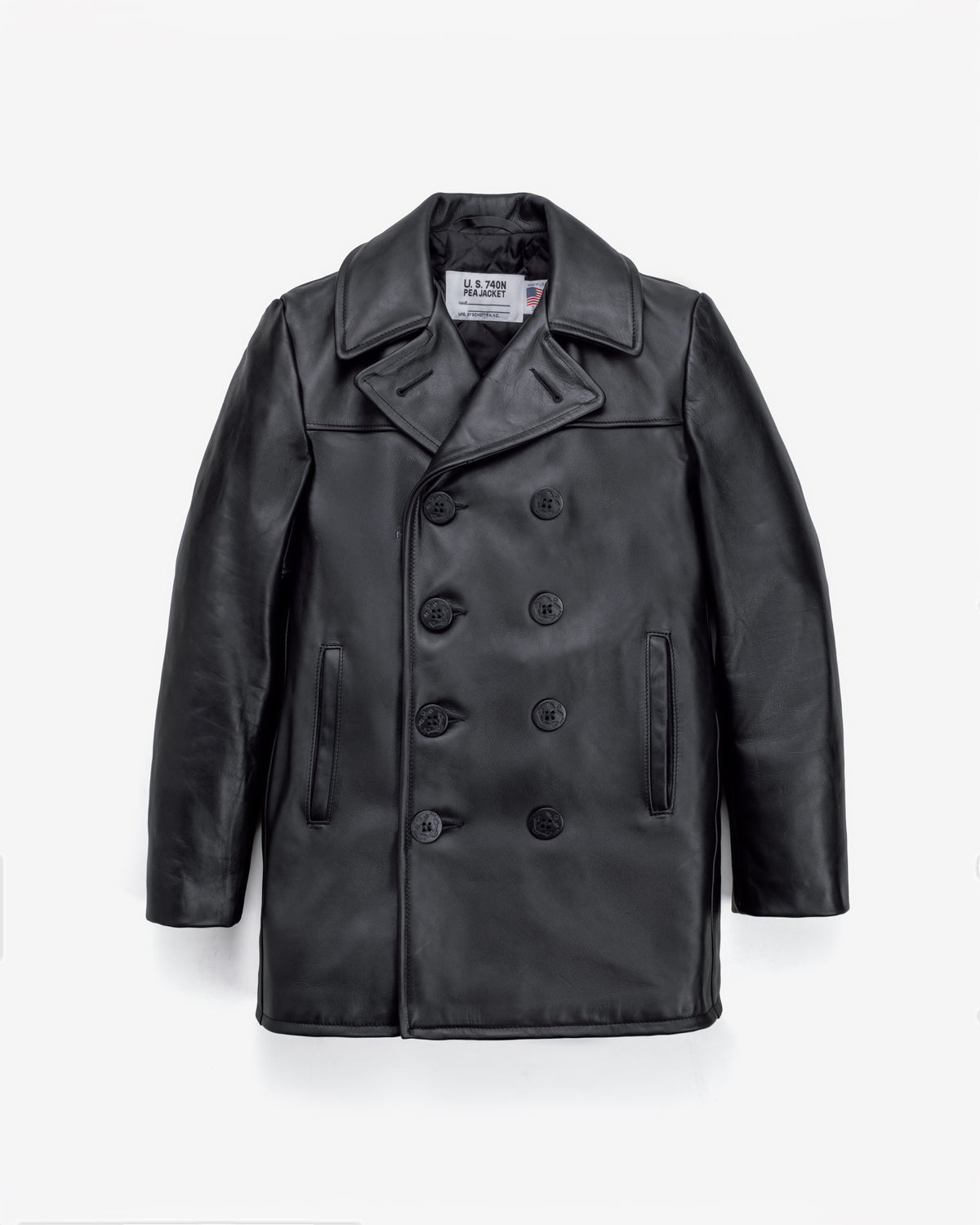 140 | Cowhide Naval Peacoat – Schott N.Y.C