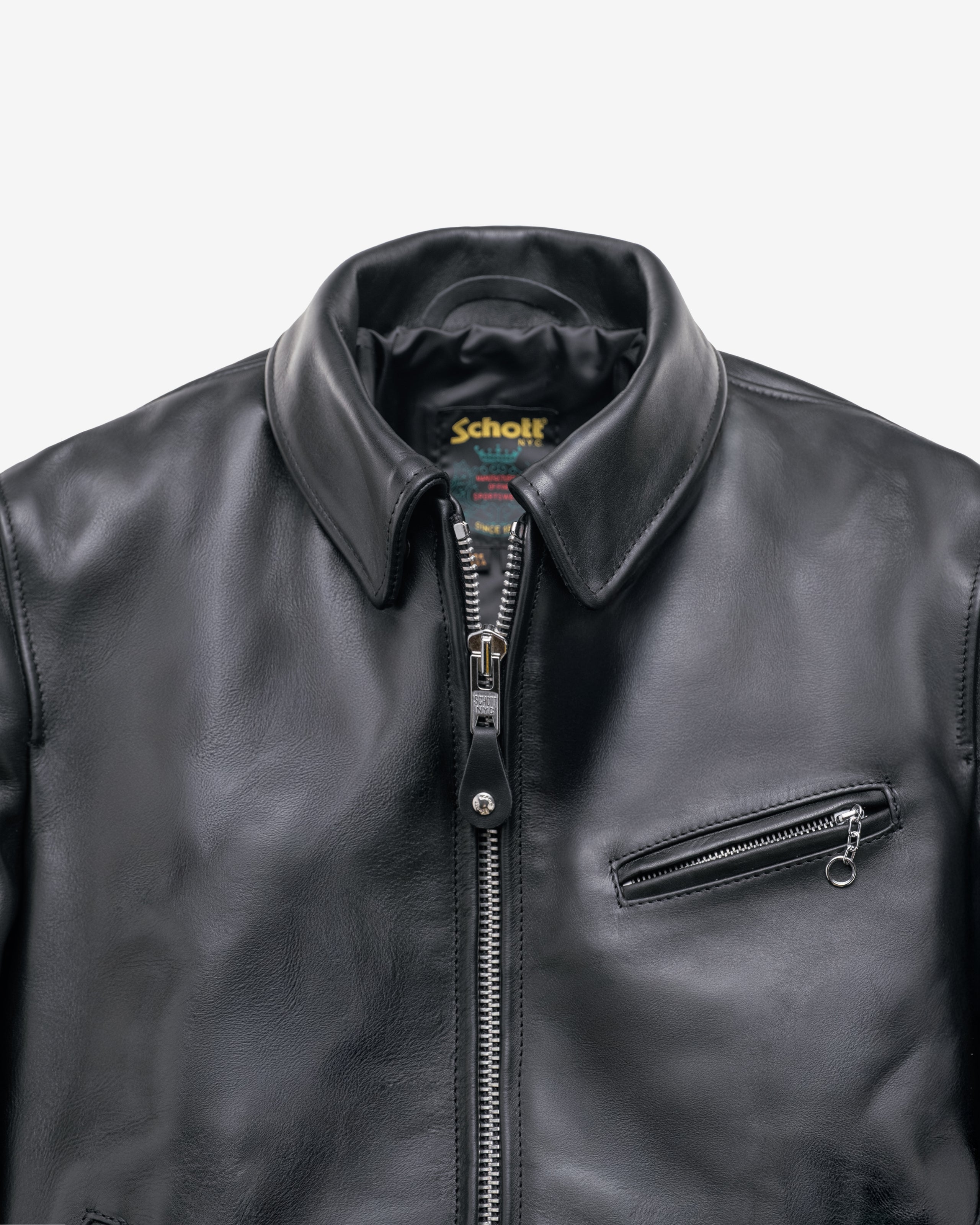 188 - NAKED COWHIDE RACER M/C JACKET – Schott N.Y.C.