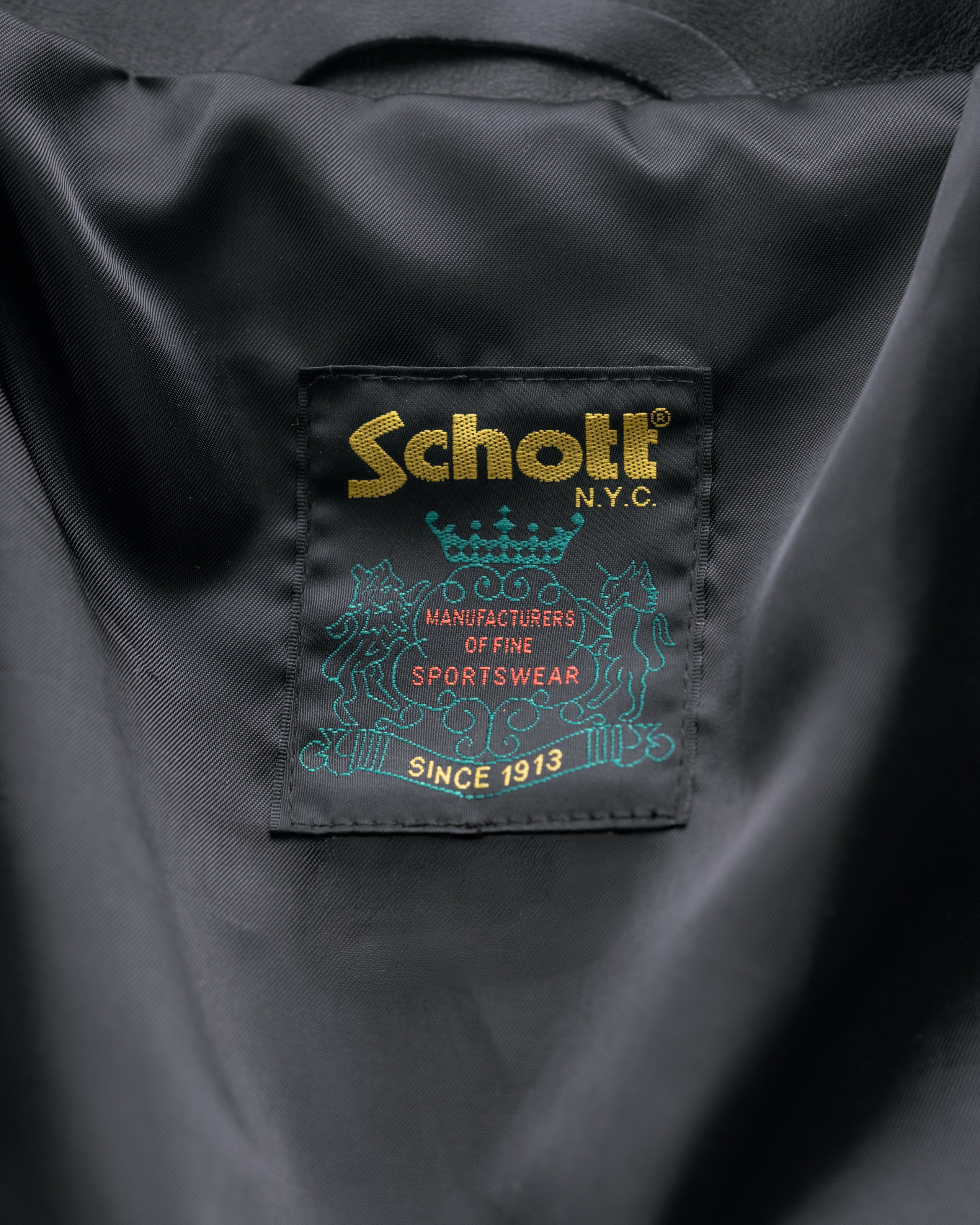 188 - NAKED COWHIDE RACER M/C JACKET – Schott N.Y.C.
