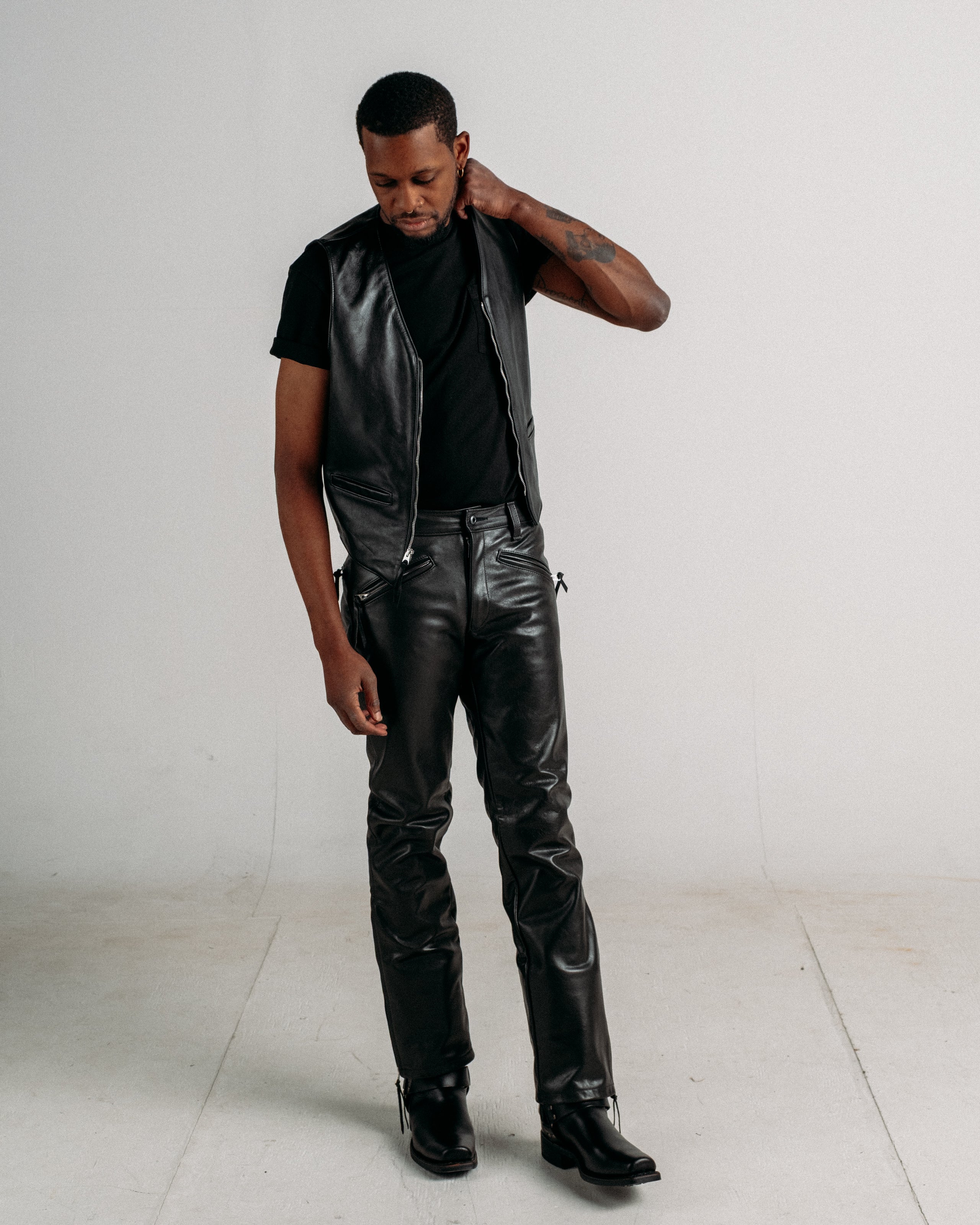 193V | Naked Cowhide Vest – Schott N.Y.C.
