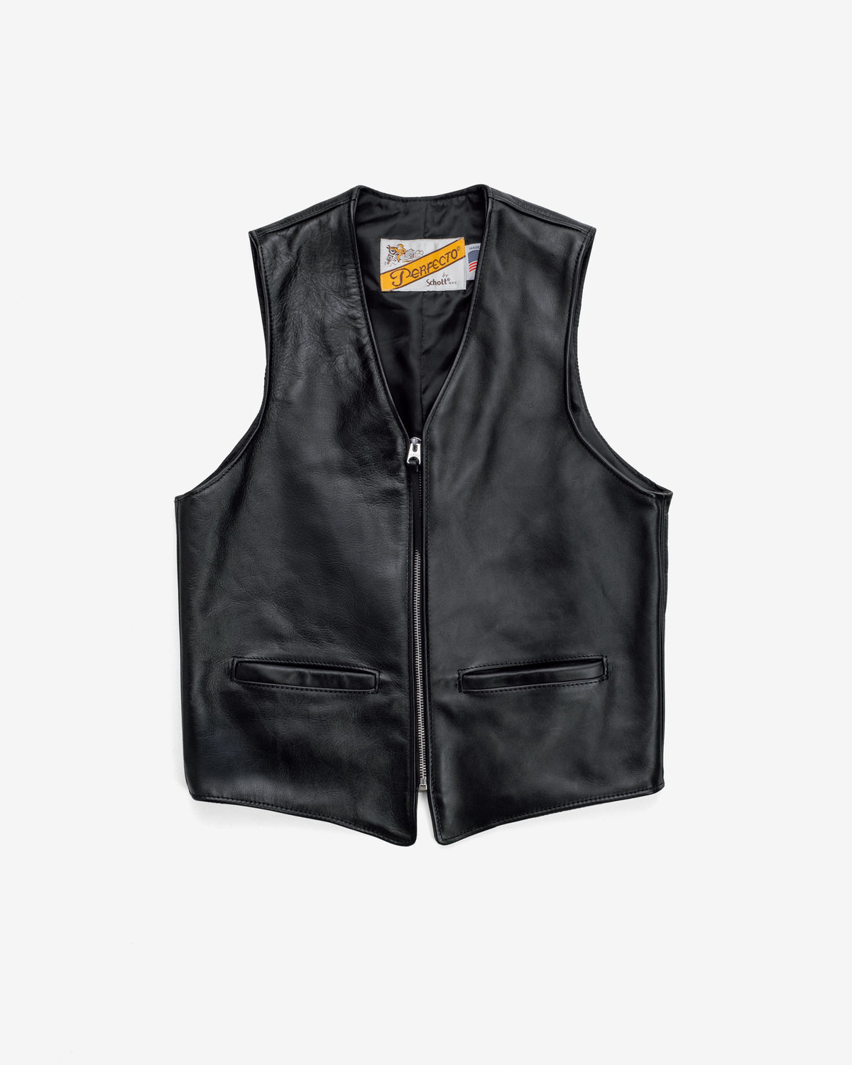 193V | Naked Cowhide Vest – Schott N.Y.C