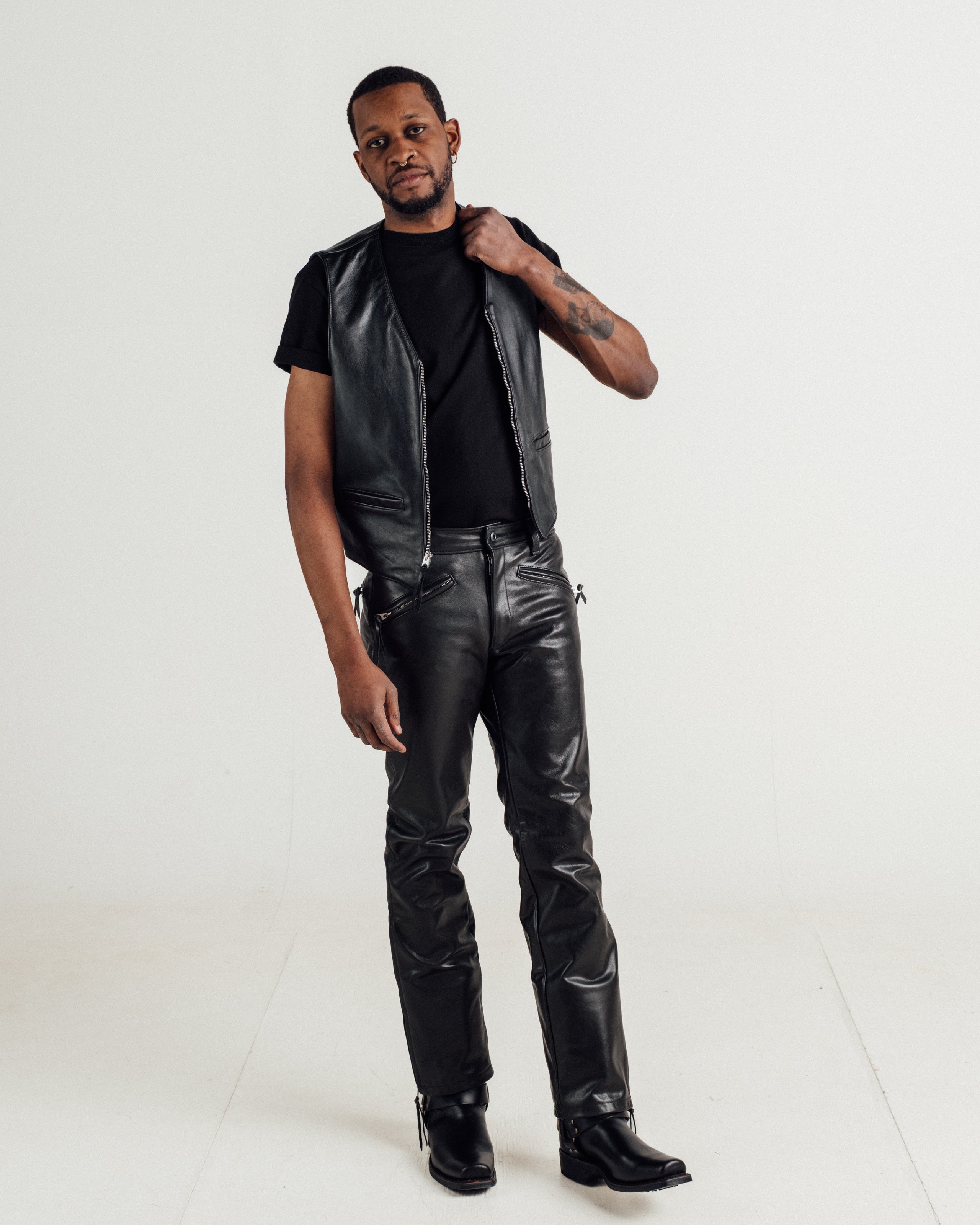 193V | Naked Cowhide Vest – Schott N.Y.C.