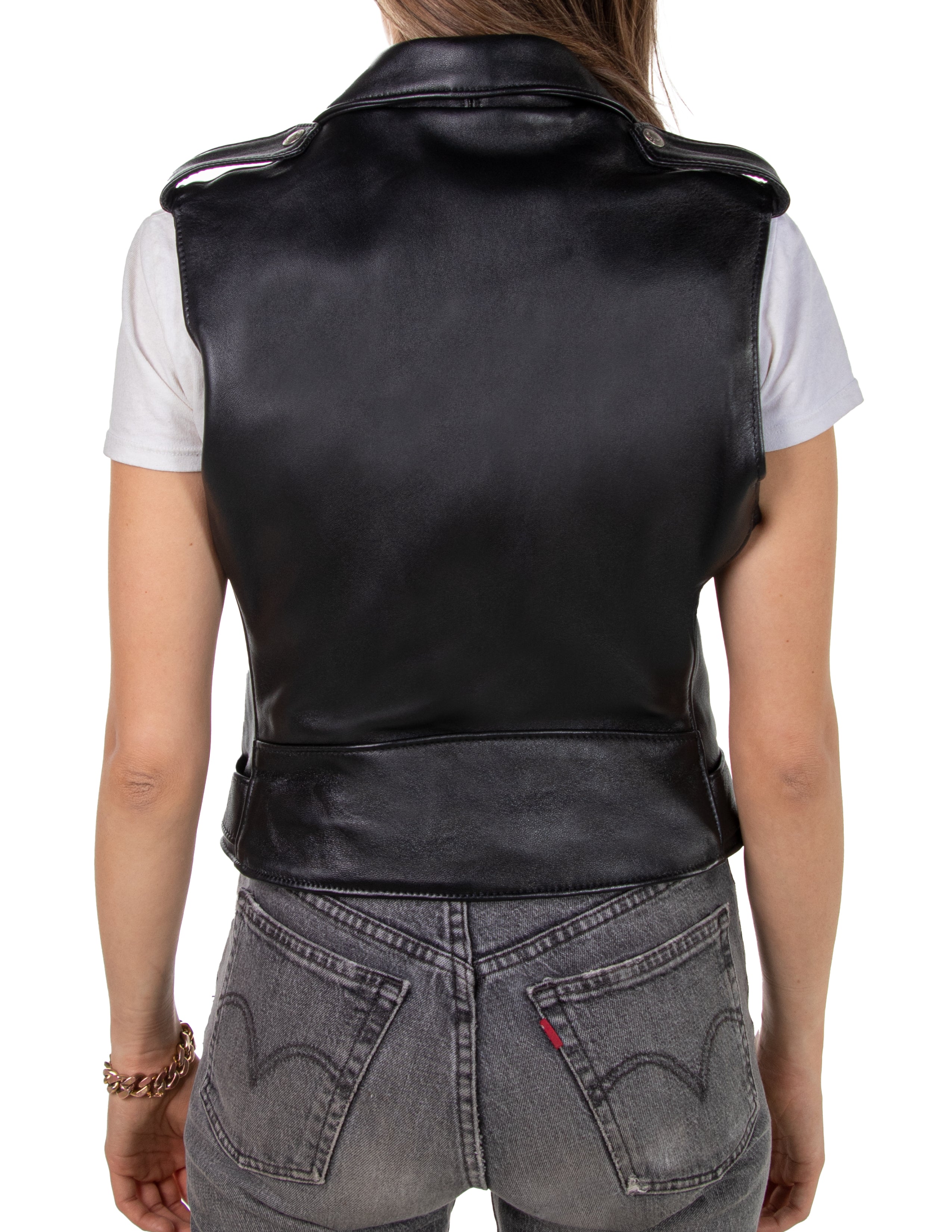 210VW - Women's Lambskin Perfecto Vest – Schott N.Y.C.