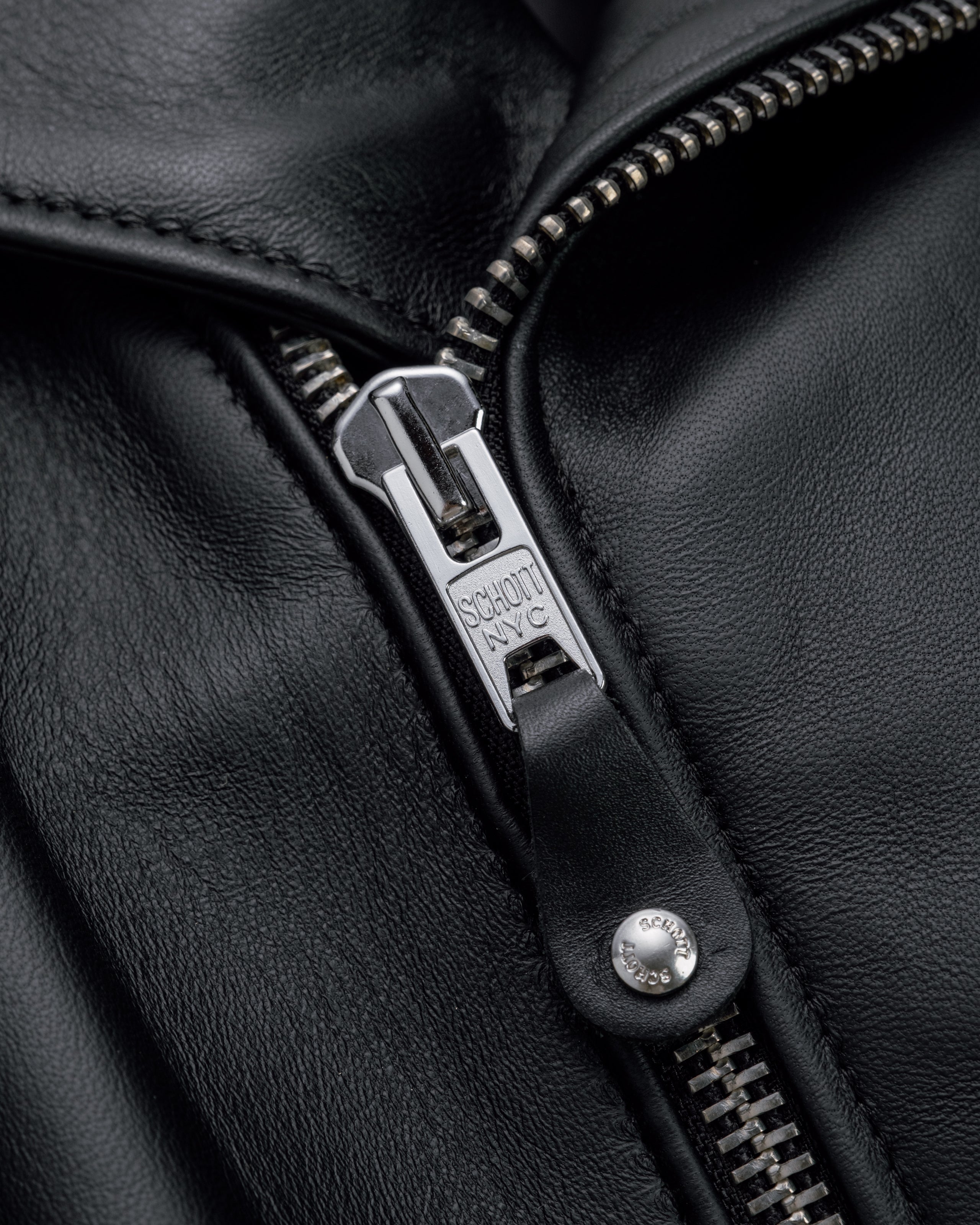 213V | Lambskin Asymmetrical Vest – Schott N.Y.C.