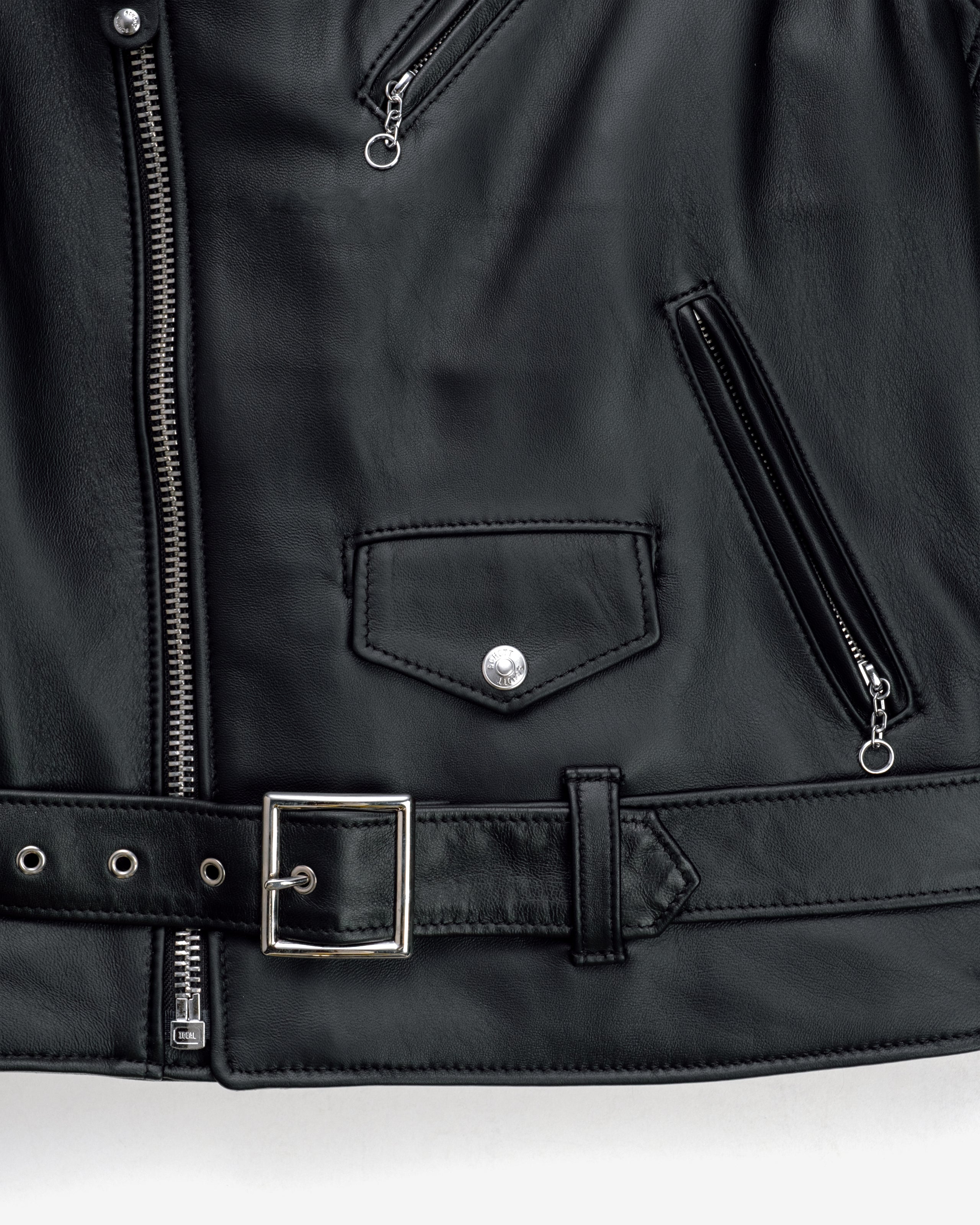213V | Lambskin Lambskin 'Perfecto' Vest – Schott N.Y.C.