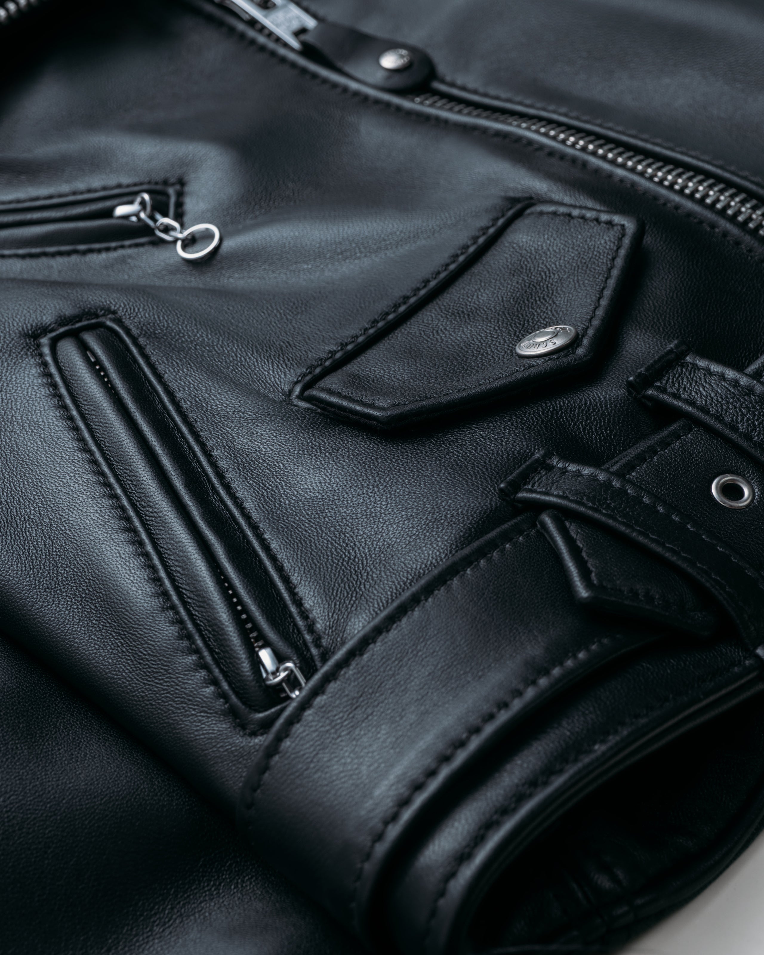 218W - Women's Cropped Perfecto® in Lambskin Leather Jacket