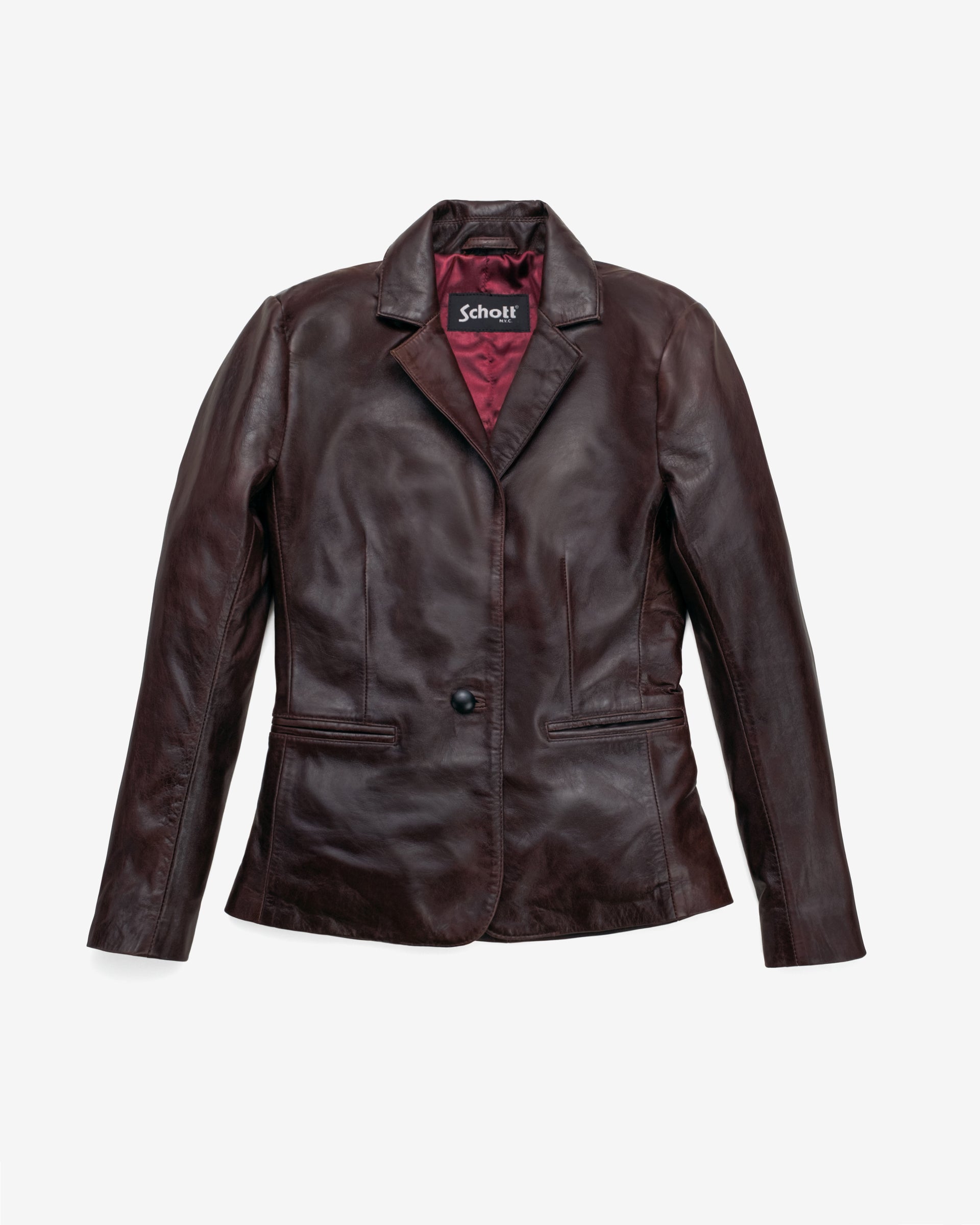 2530W - Women's Lambskin Blazer Schott N.Y.C. 2530W - Women's Lambskin Blazer Schott N.Y.C.