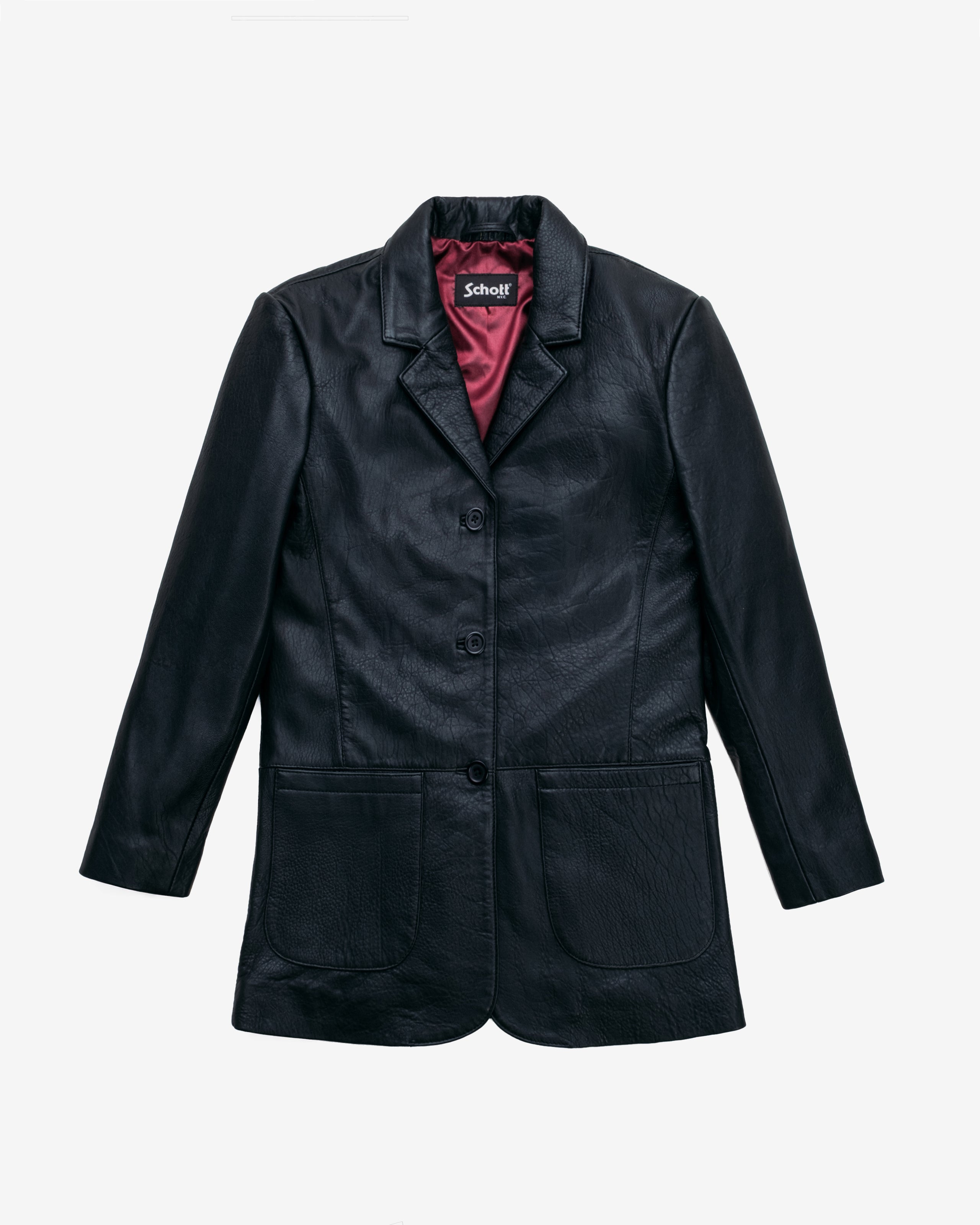 2535W | 'Rivington' Oversized Lambskin Blazer – Schott N.Y.C.