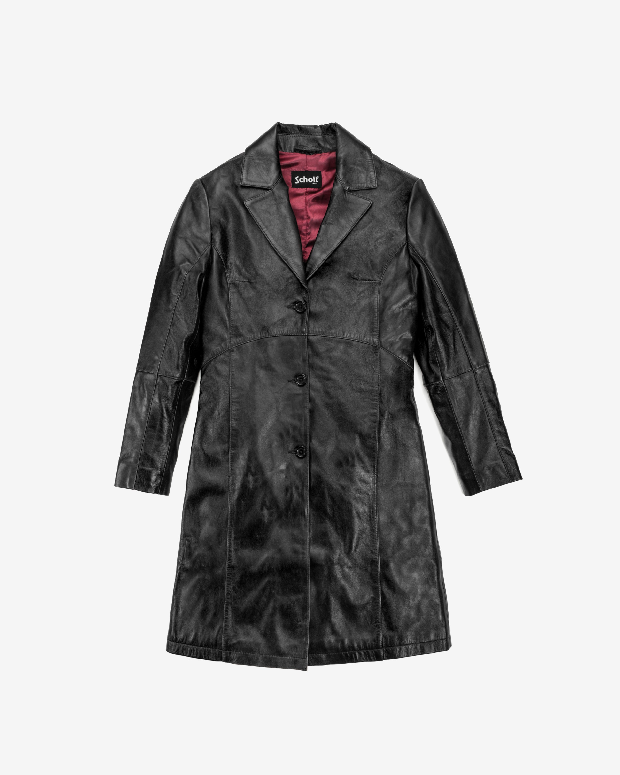 2545W | Lambskin Trench Coat – Schott N.Y.C.