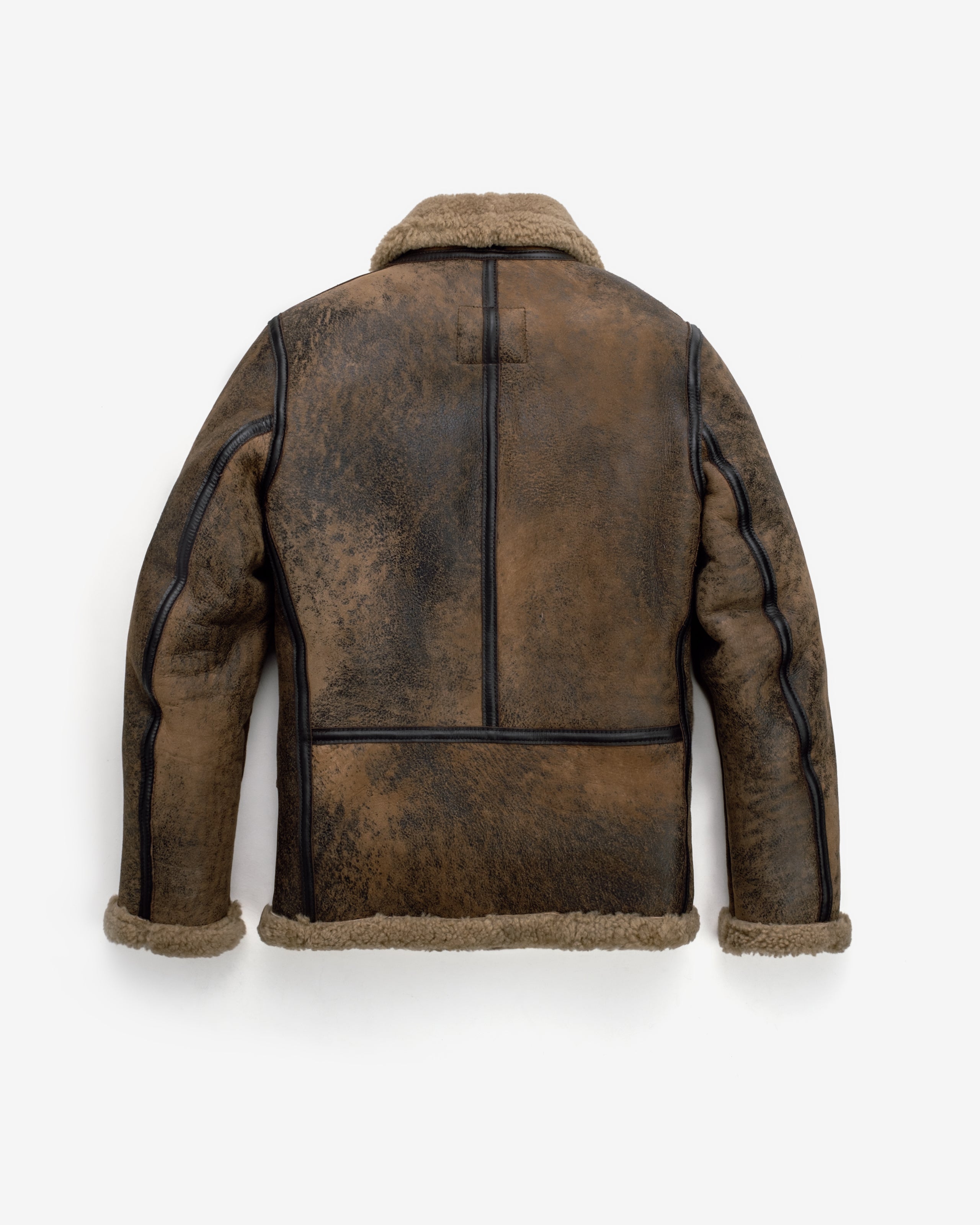 256S - ANTIQUE BROWN SHEEPSKIN JACKET – Schott N.Y.C.