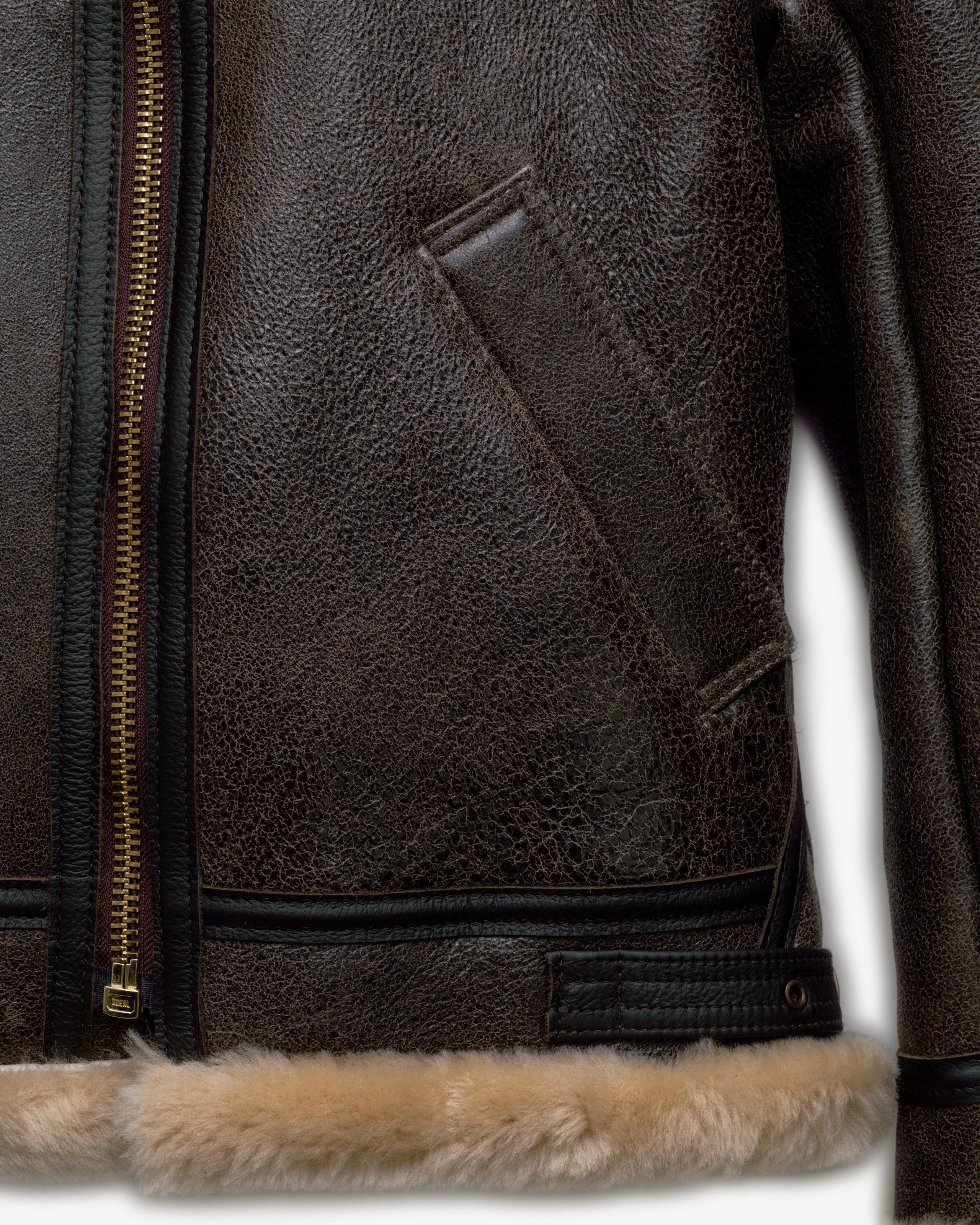 257S | Classic B-3 Sheepskin Bomber Jacket – Schott N.Y.C.
