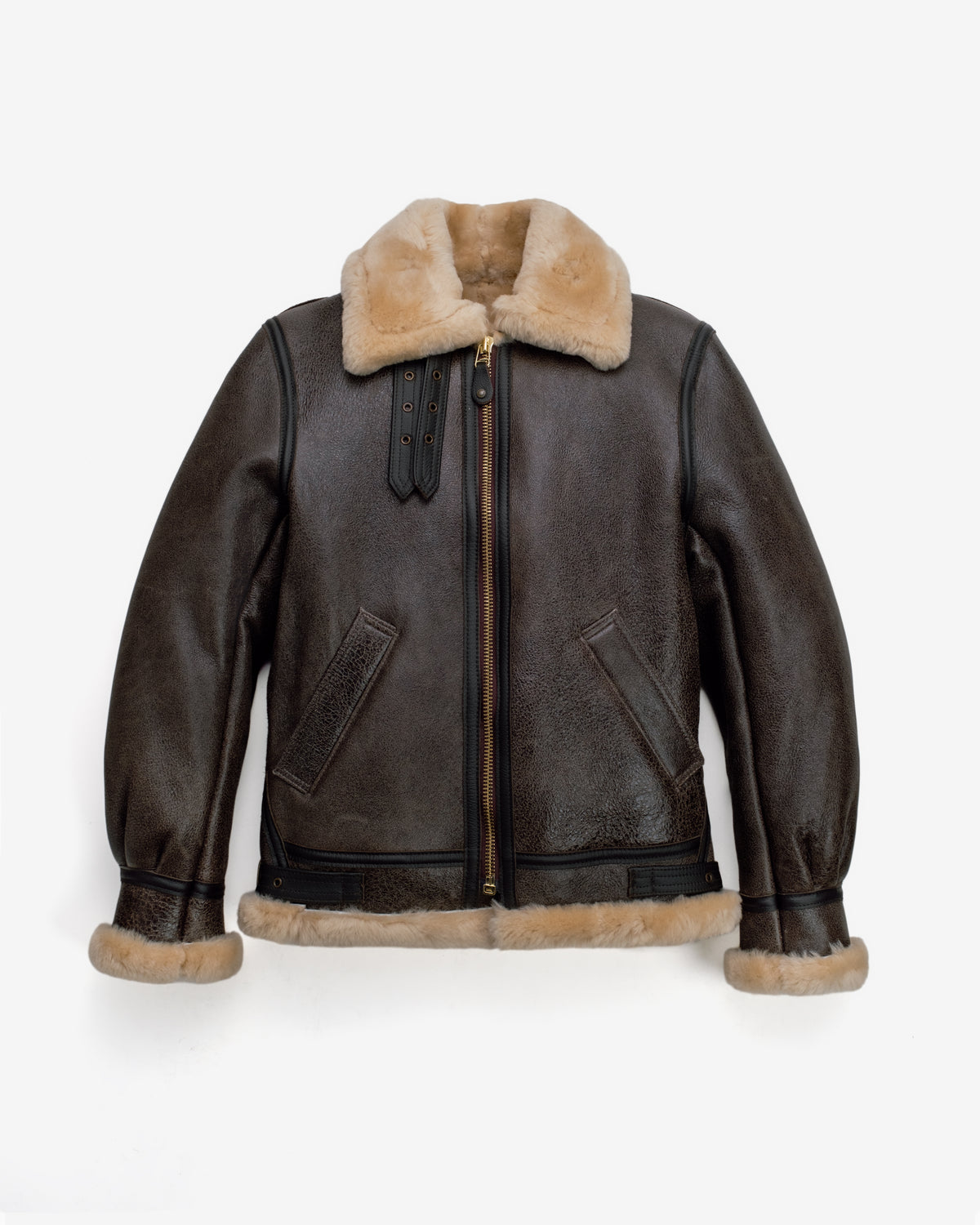 257S | Classic B-3 Sheepskin Bomber Jacket – Schott N.Y.C