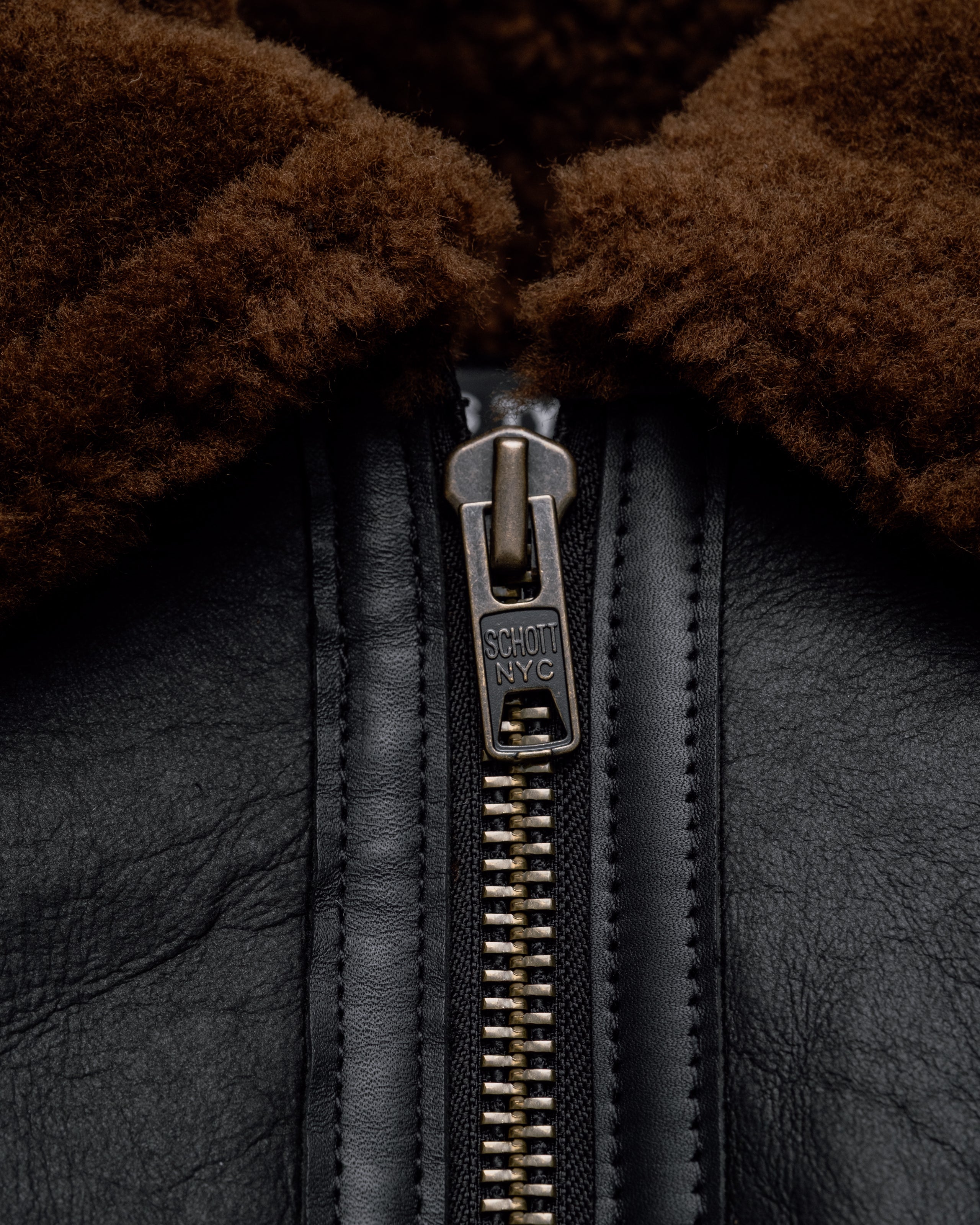 266S | B-6 Sheepskin Bomber Jacket – Schott N.Y.C.