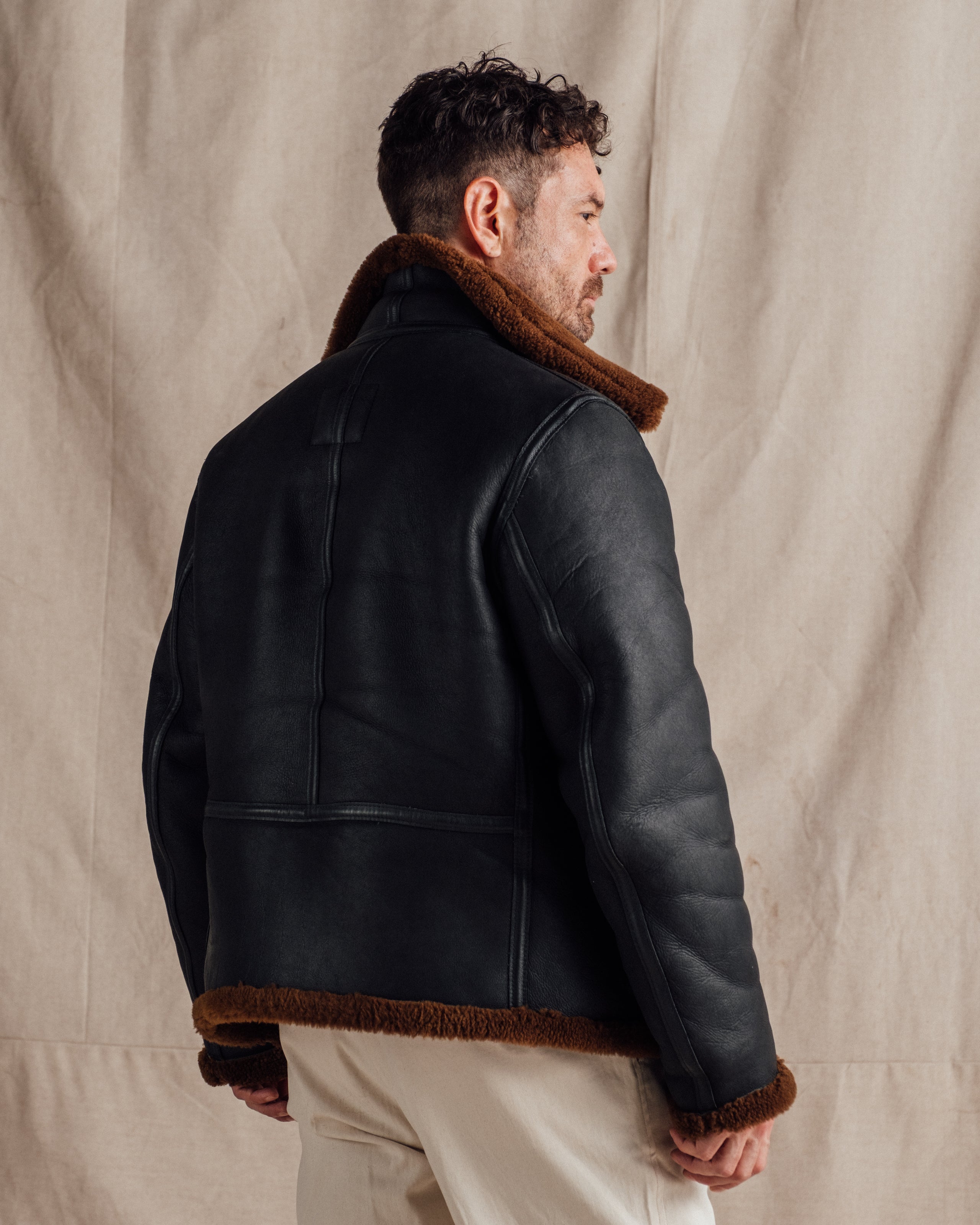 266S | B-6 Sheepskin Bomber Jacket – Schott N.Y.C.