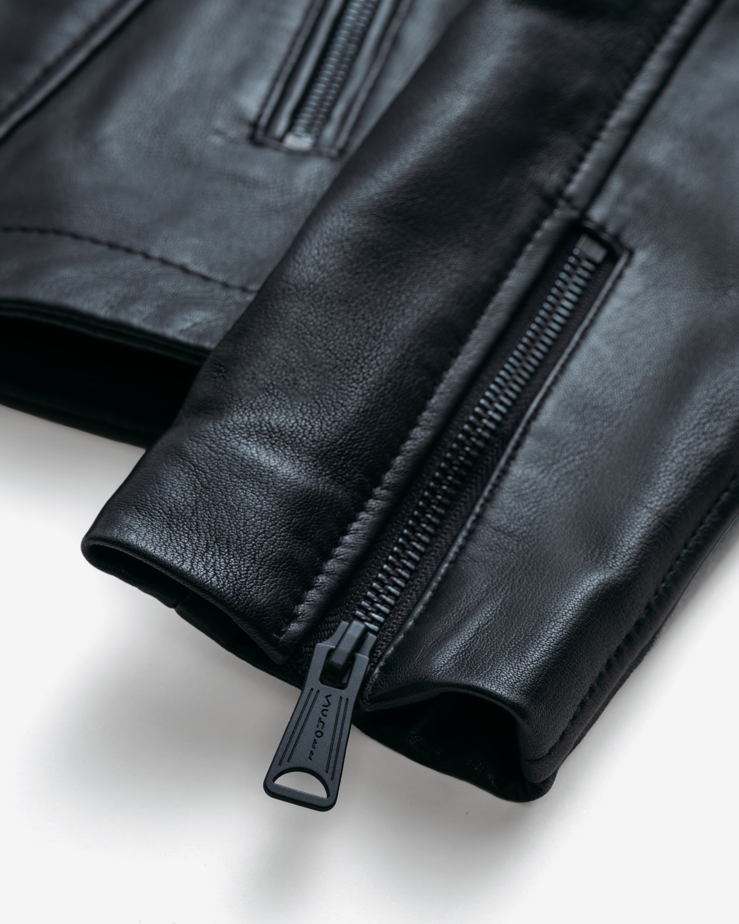 2909W | Long Lambskin Asymmetrical Jacket – Schott N.Y.C.