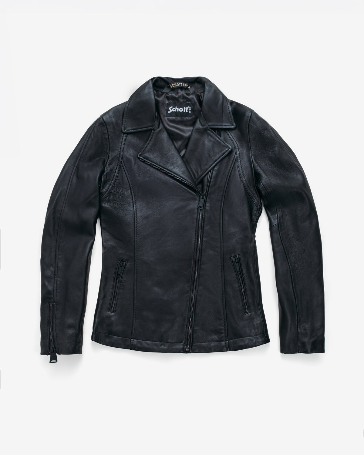 2909W - Long Lambskin Moto Jacket – Schott N.Y.C