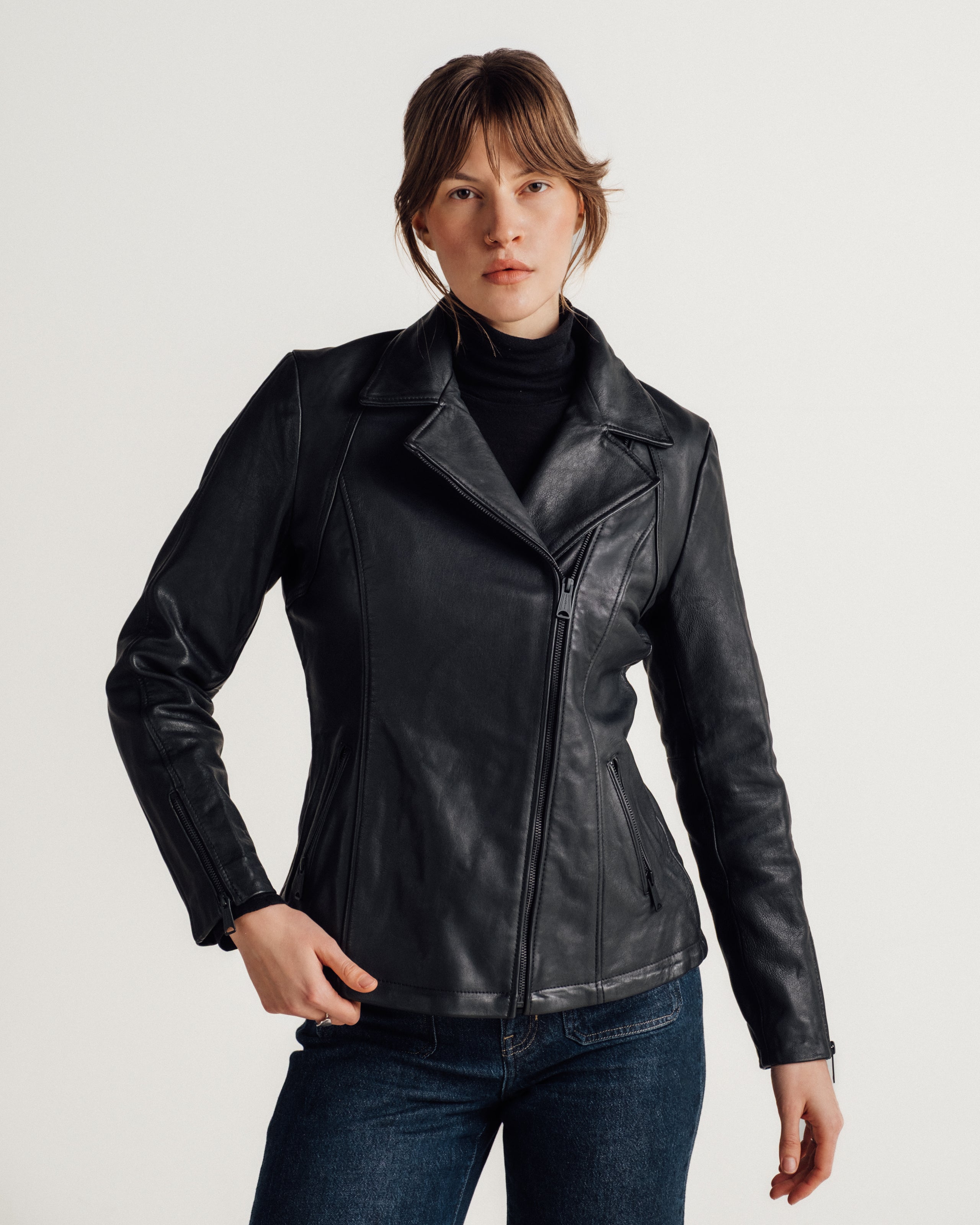 2909W - Long Lambskin Moto Jacket – Schott N.Y.C.