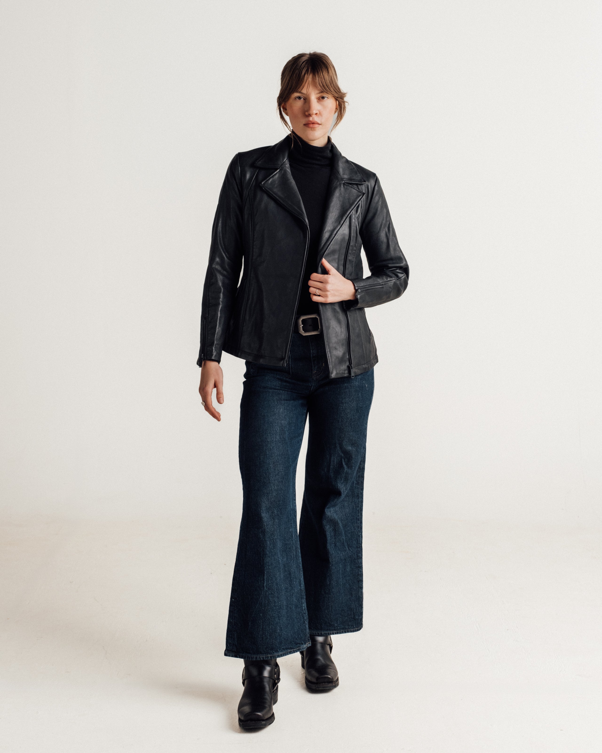 2909W - Long Lambskin Moto Jacket – Schott N.Y.C.