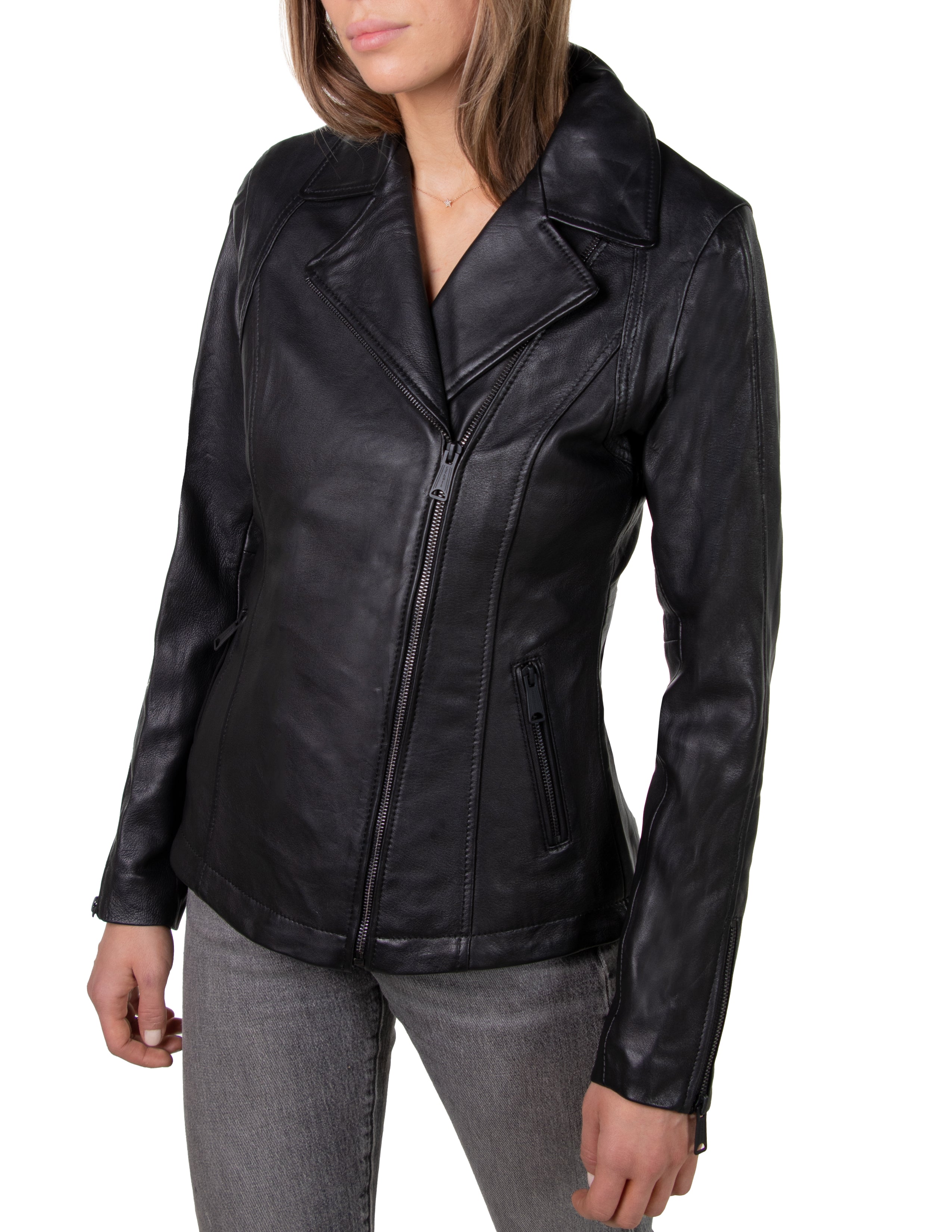 2909W - Long Lambskin Moto Jacket – Schott N.Y.C.
