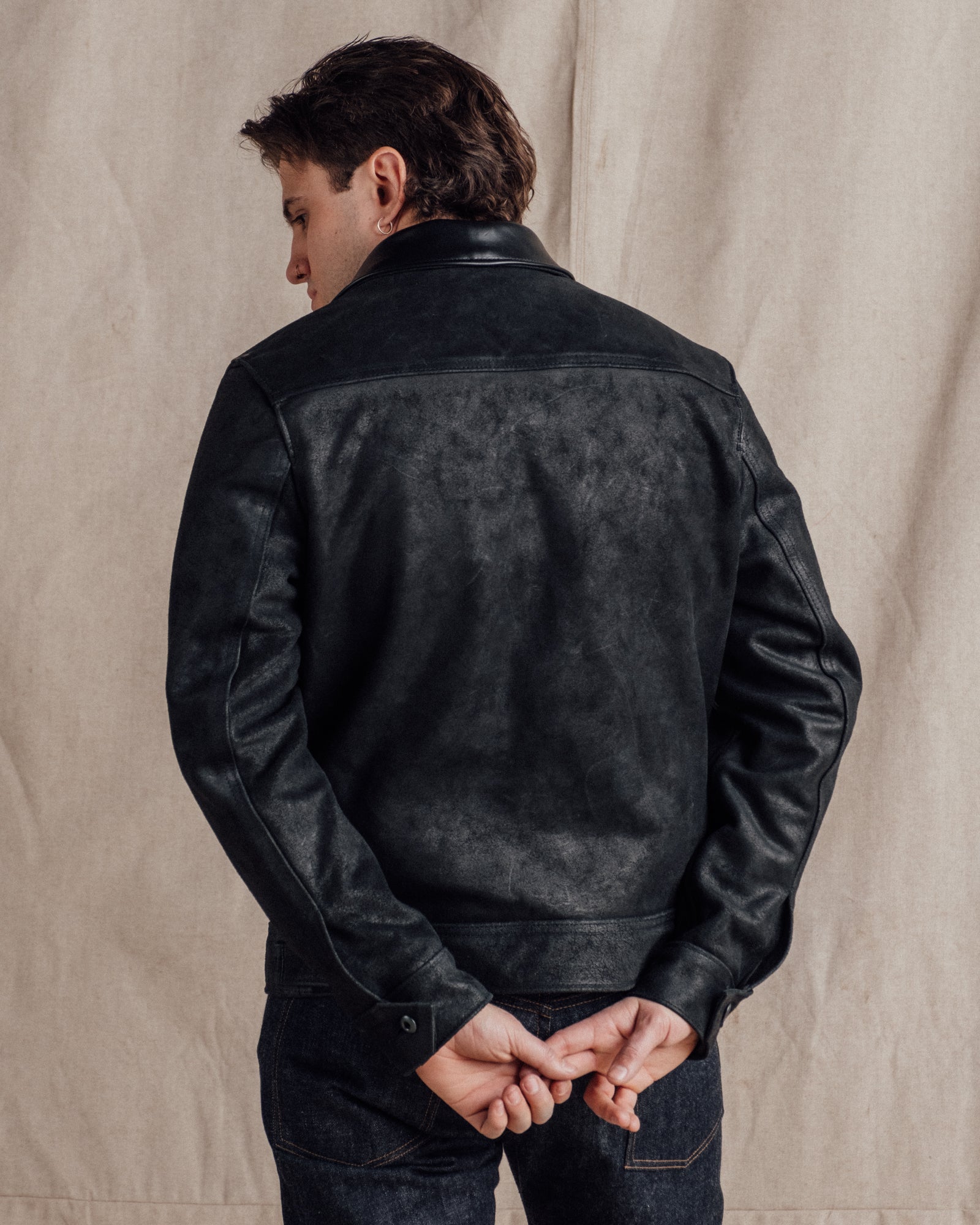 y*u様 牛革 ジャケット SCHOTT 371 | Suede Unlined Cowhide Delivery Jacket – Schott N.Y.C.