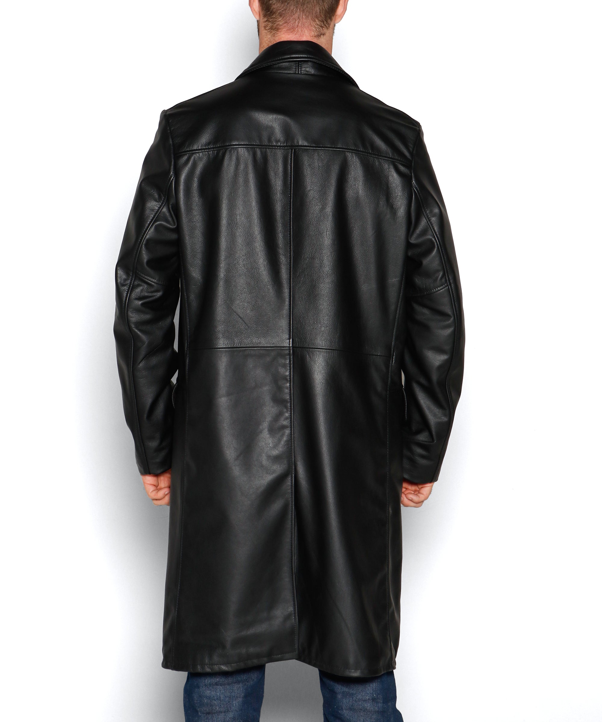 495 - Men's Lightweight Cowhide Trench Coat – Schott N.Y.C.