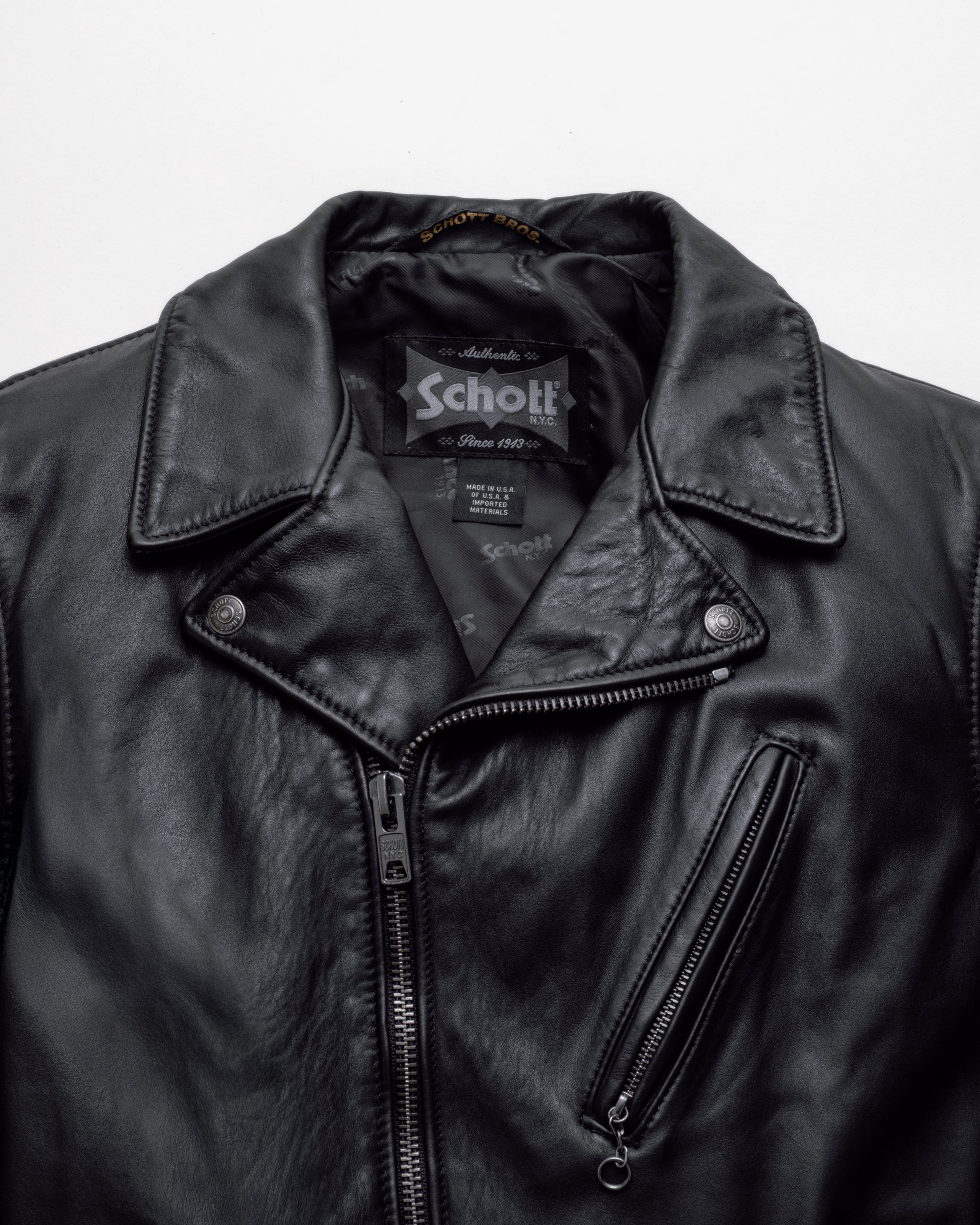 ジャケット・アウター Leather Motorcycle Jacket Vintage Zpanxa-Vintage-Motorcycle-