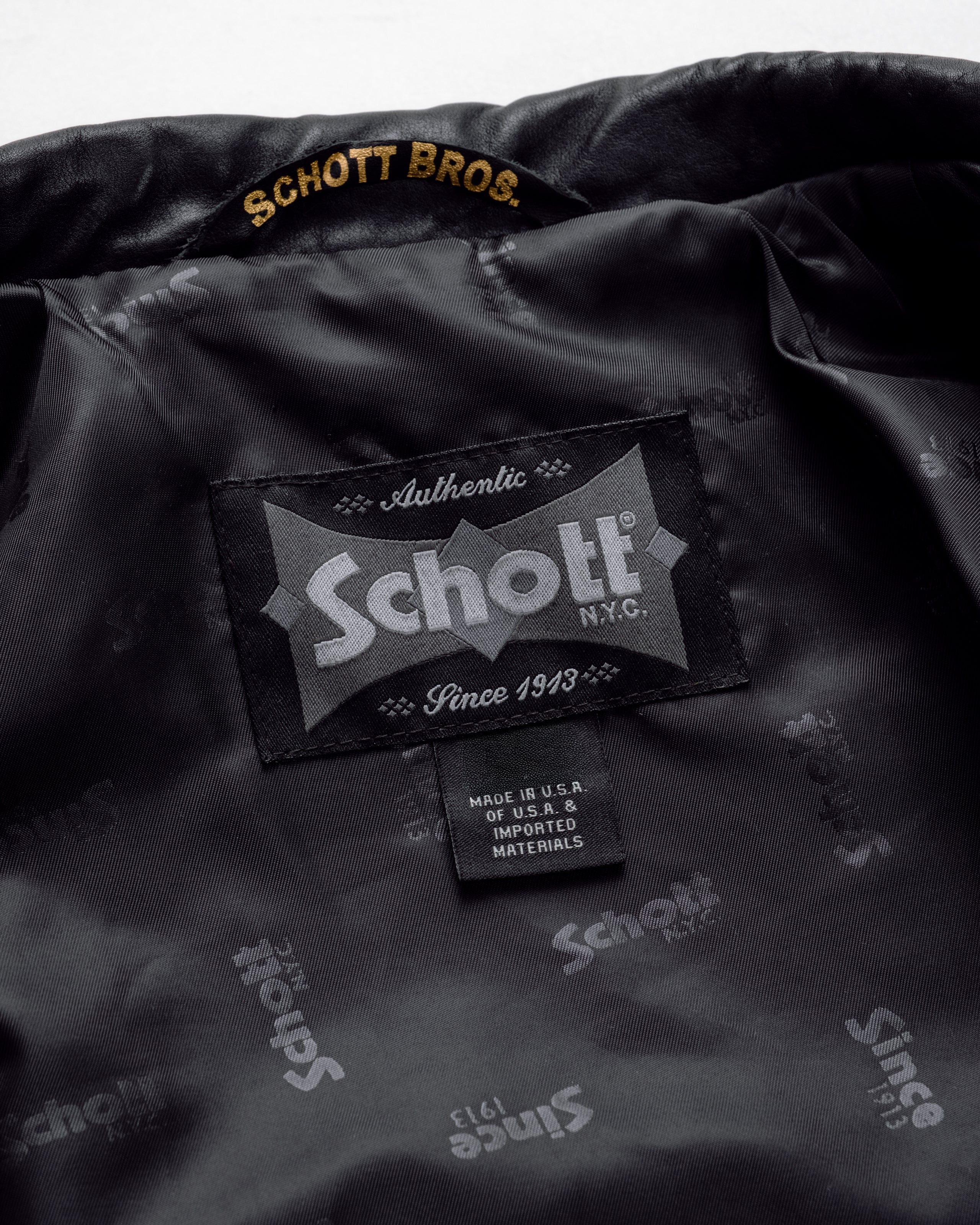 schott 50s リボンタグ a-2 type vintage size36 Vintage Schott A-2 Flight Jacket, size 40 – Thurston Bros Rough