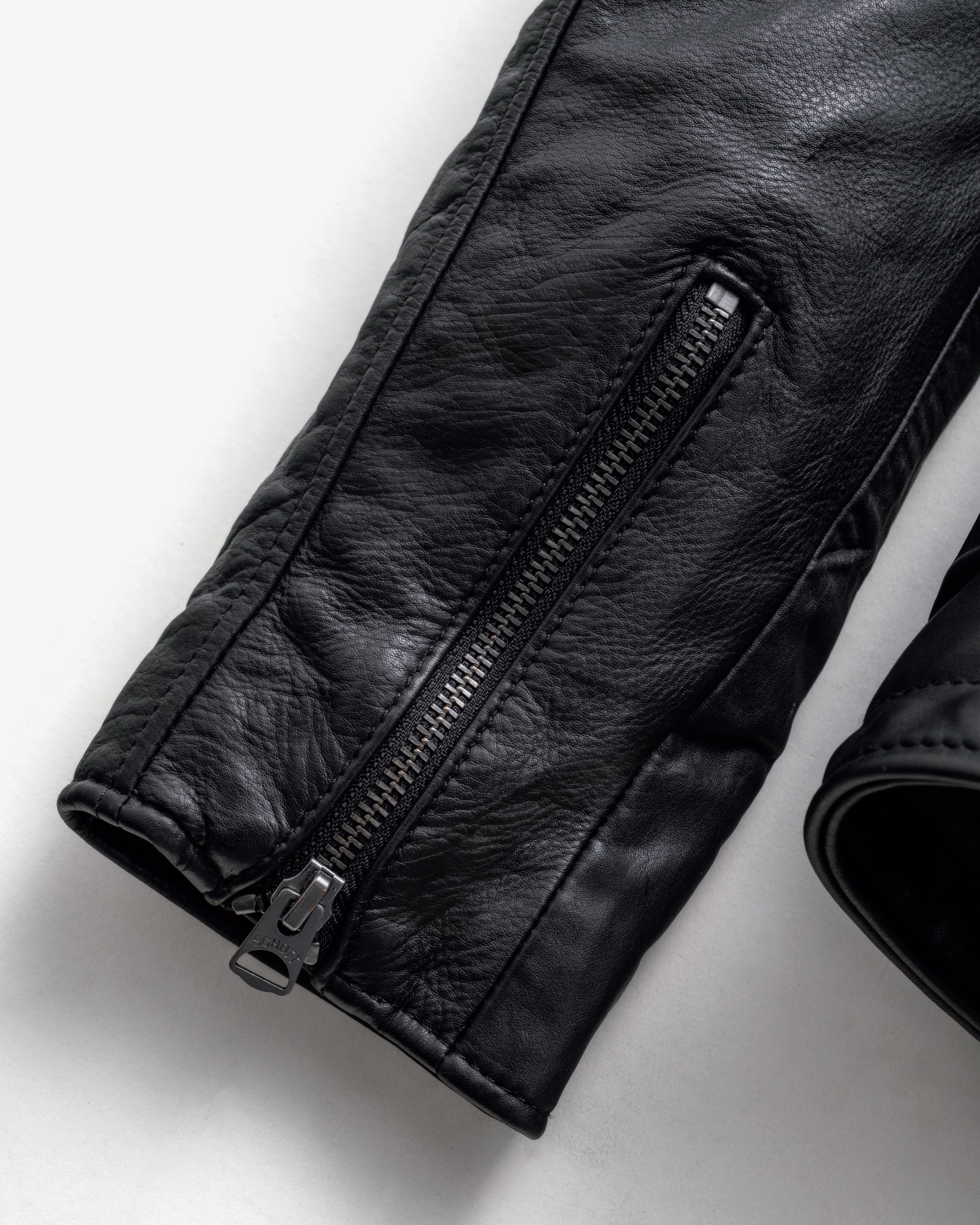 503VN | Hand Vintaged Minimal Perfecto® Motorcycle Jacket – Schott