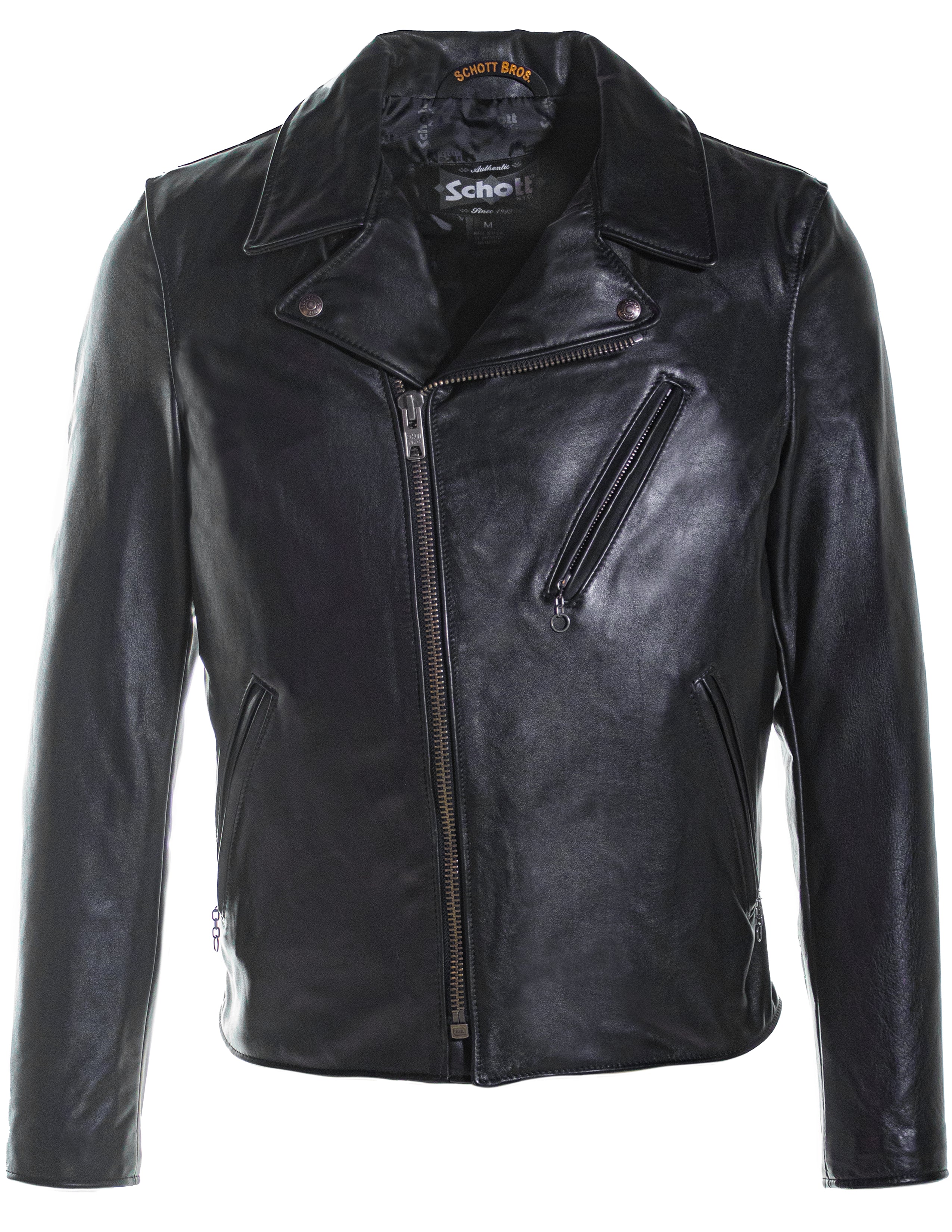 503 - Men's Light Weight Cowhide Motorcycle Jacket – Schott N.Y.C.