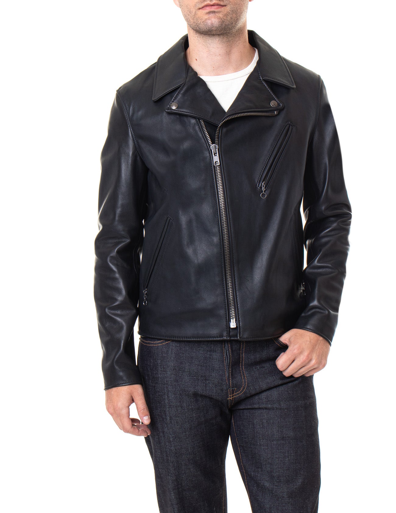 503 - Men's Light Weight Cowhide Motorcycle Jacket – Schott N.Y.C.