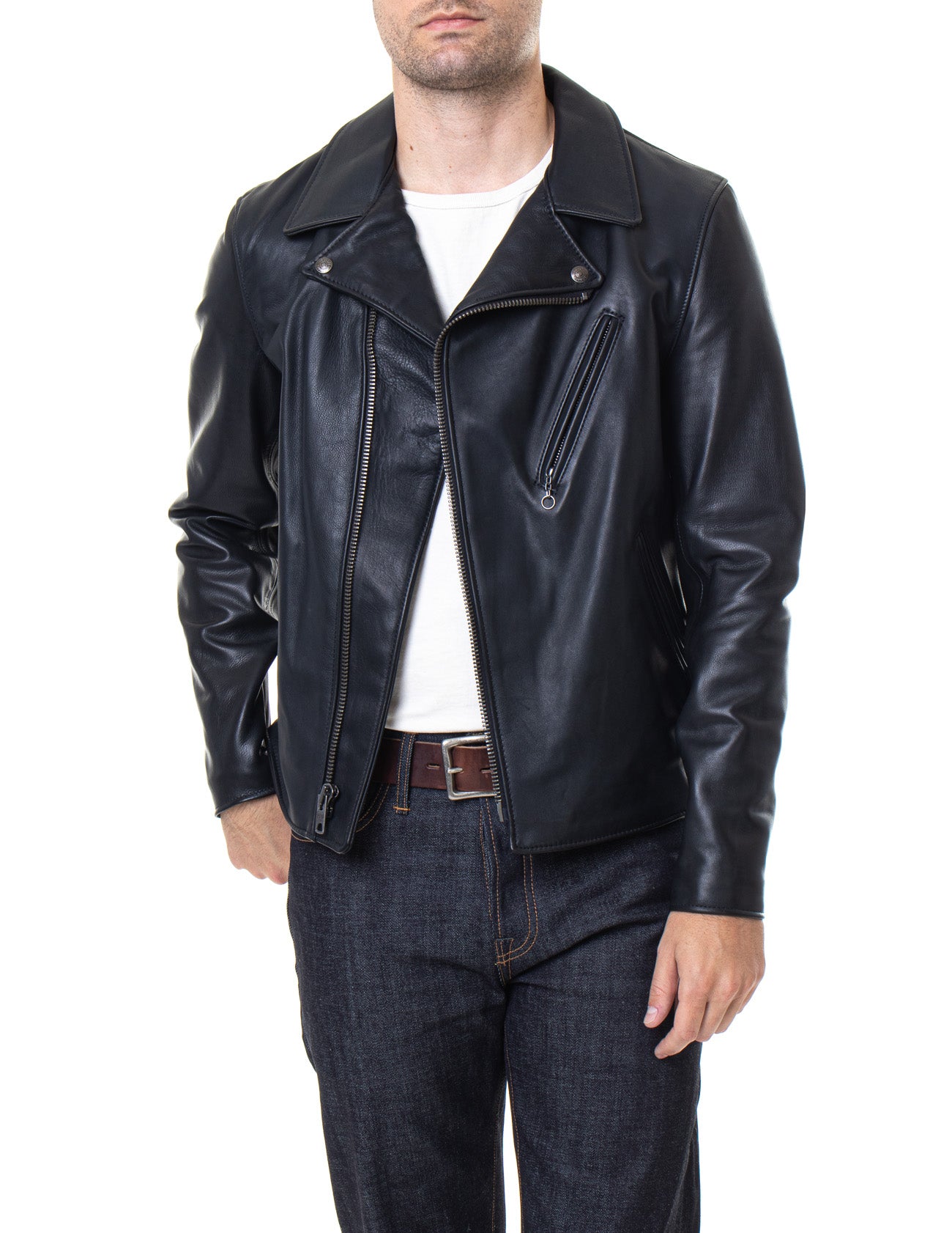 503 - Men's Light Weight Cowhide Motorcycle Jacket – Schott N.Y.C.