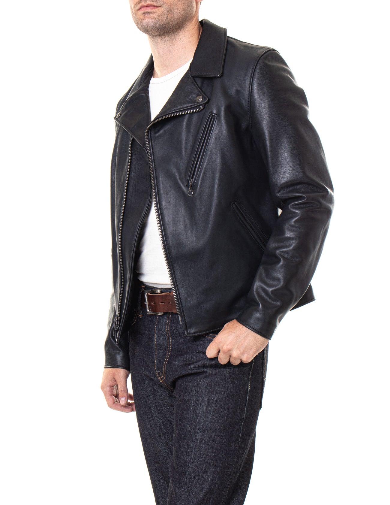 503 - Men's Light Weight Cowhide Motorcycle Jacket – Schott N.Y.C.