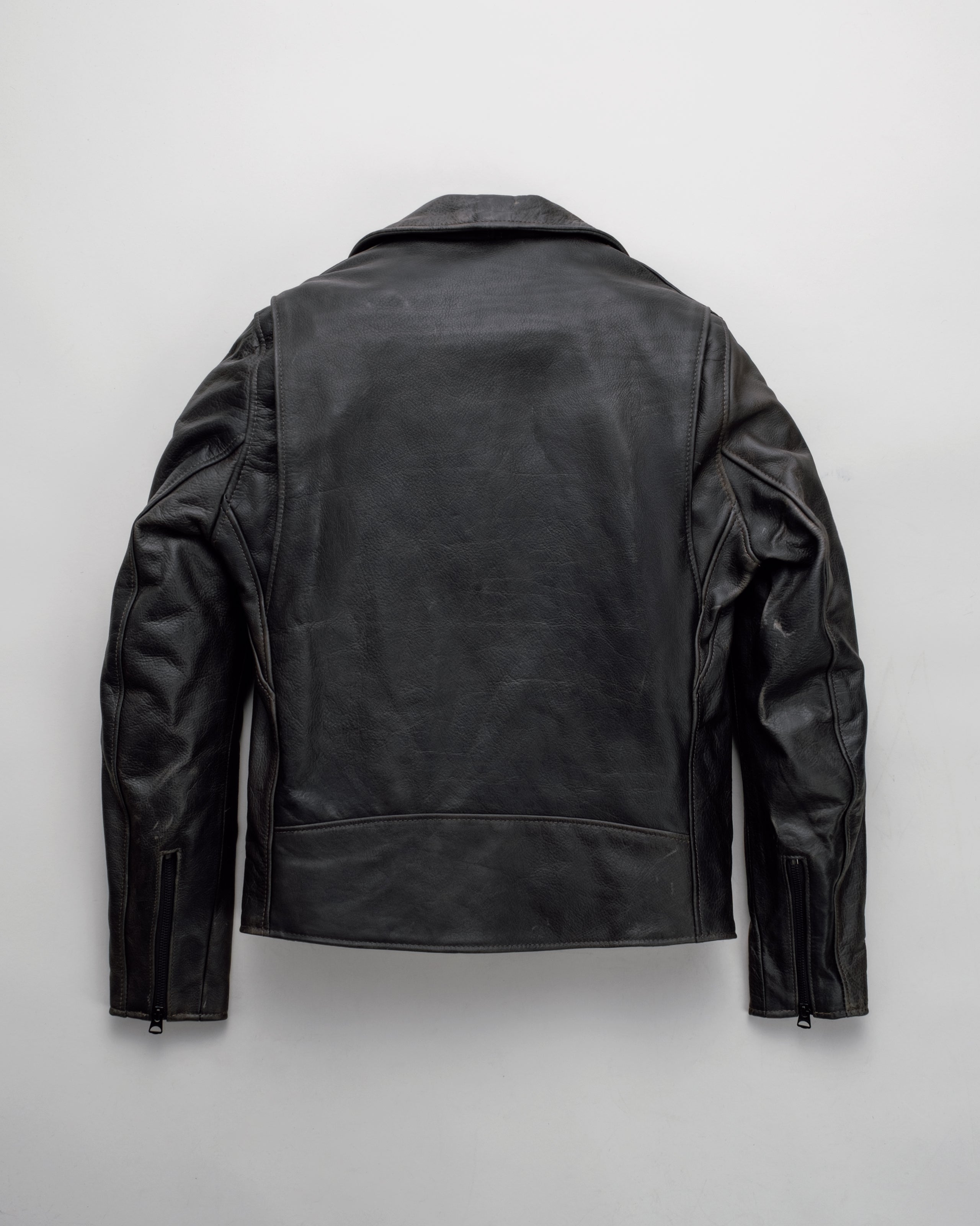 533 | Minimal Waxy Pullup Cowhide Perfecto® Motorcycle Jacket