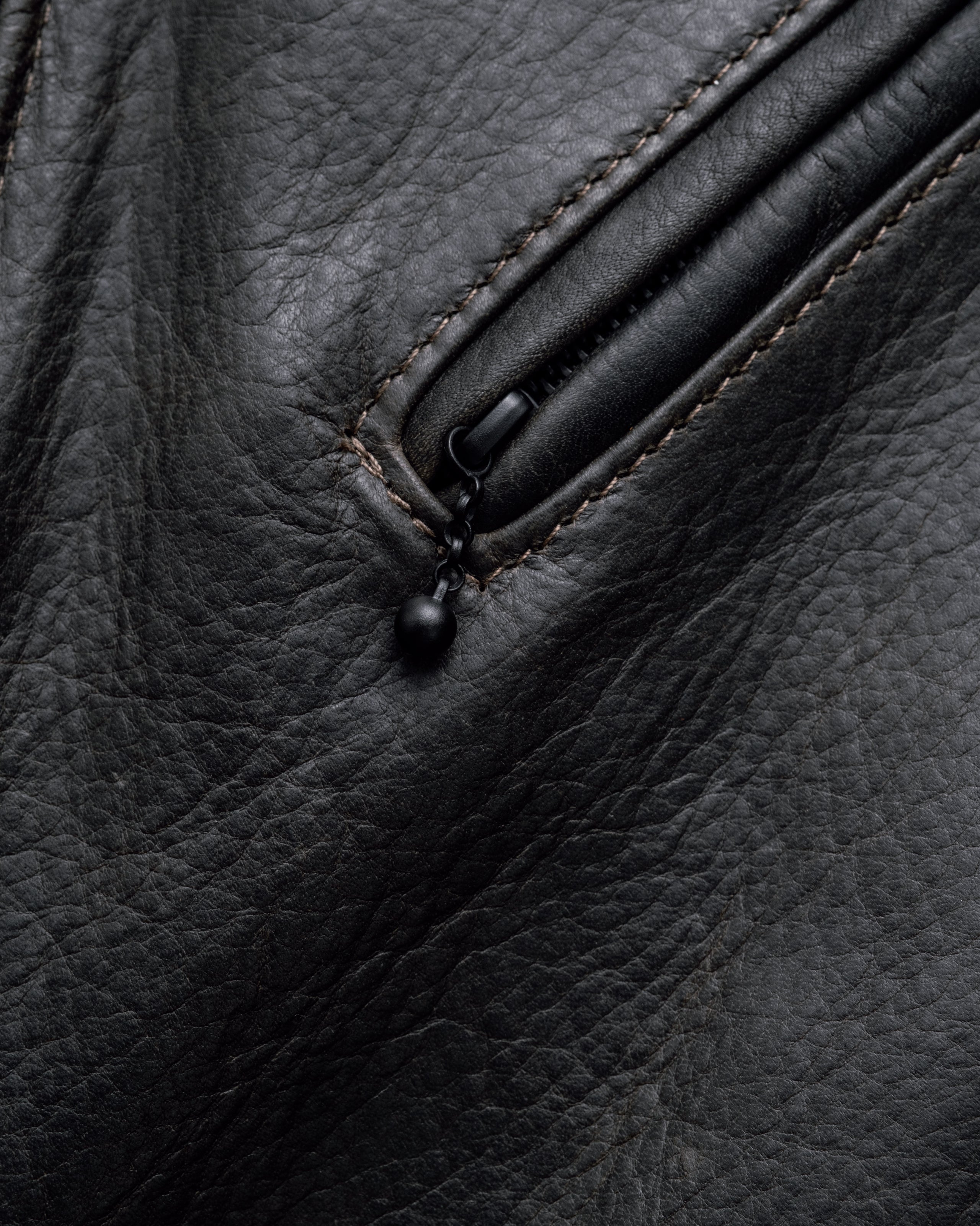 533 | Minimal Waxy Pullup Cowhide Perfecto® Motorcycle Jacket